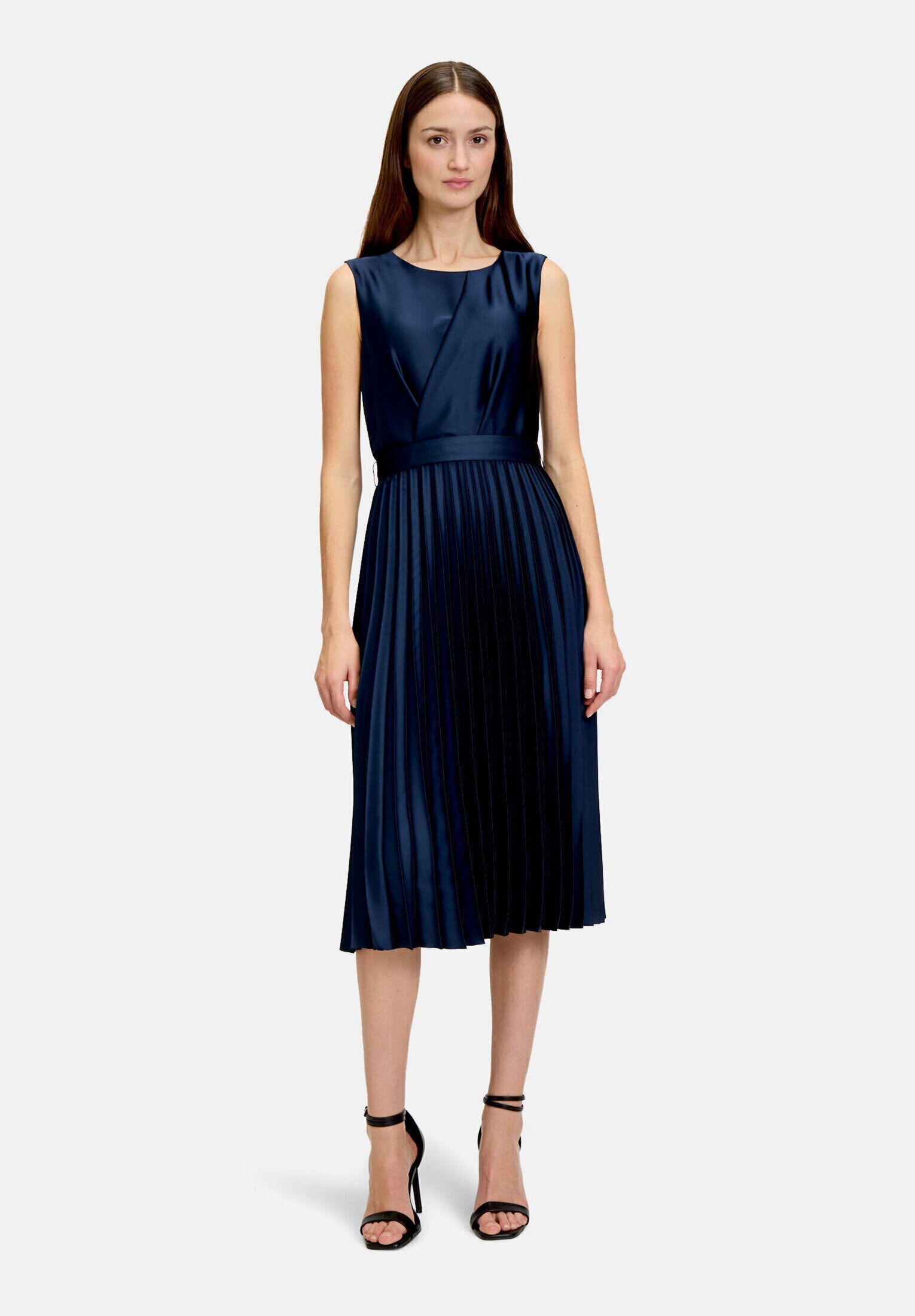 Betty&Co Chiffonkleid »Damen mit Plissee« Ohne Tasche Plissee