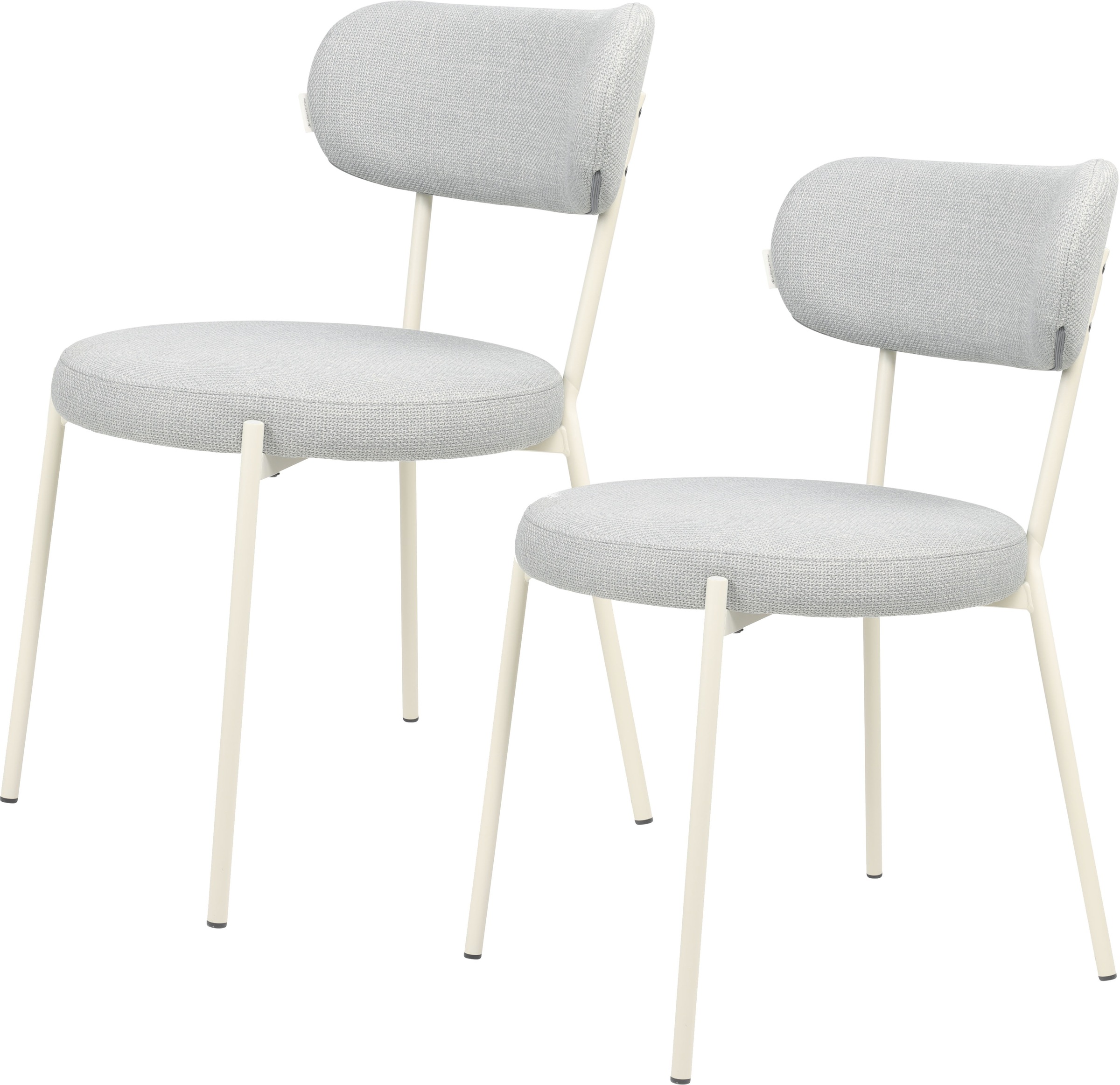 TOM TAILOR HOME 4-Fußstuhl "SOFT PAD CHAIR", (Set), 2 St., Webstoff, Esszim günstig online kaufen