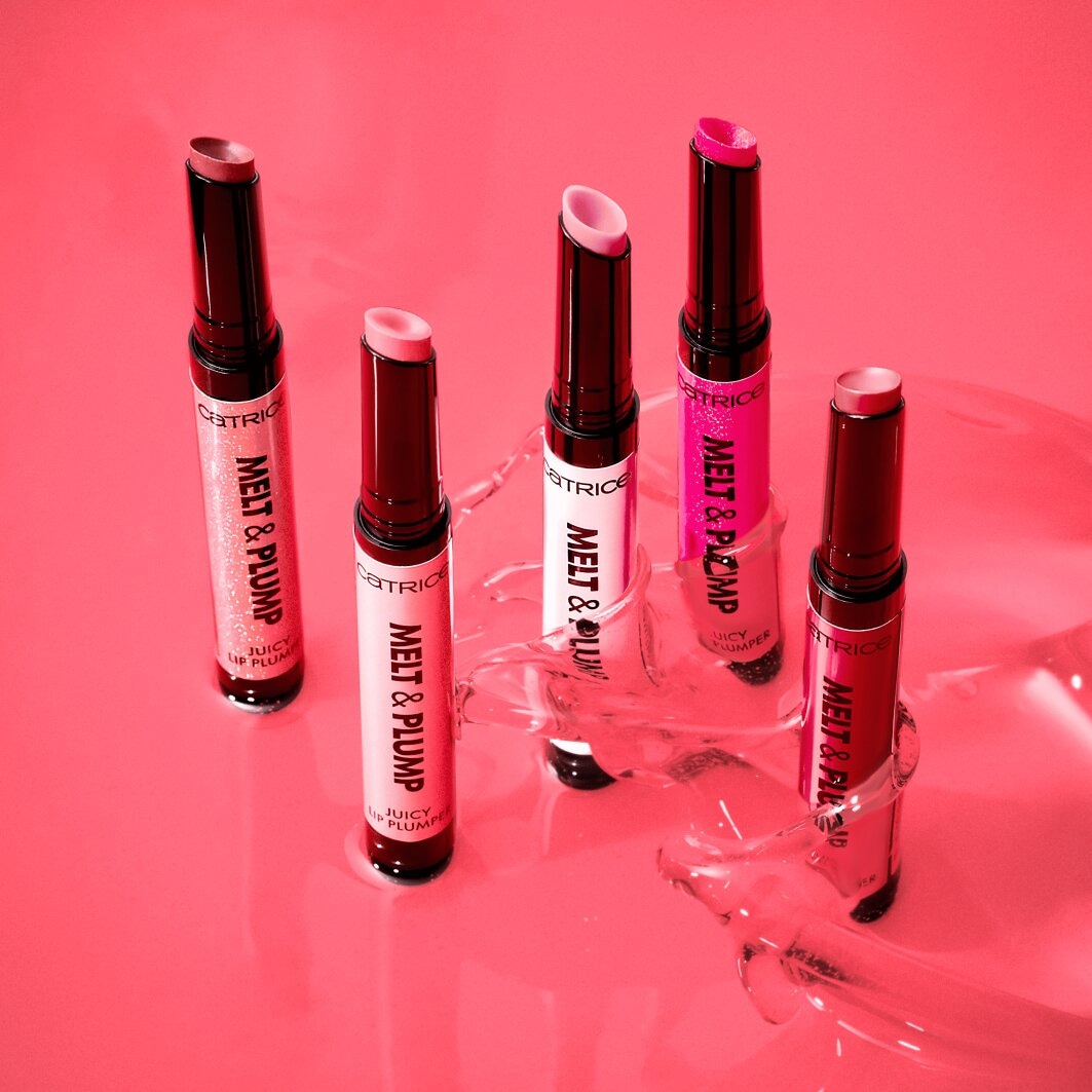 Catrice Lippenbalsam »Melt & Plump Juicy Lip Plumper«, (Set, 3 tlg.)