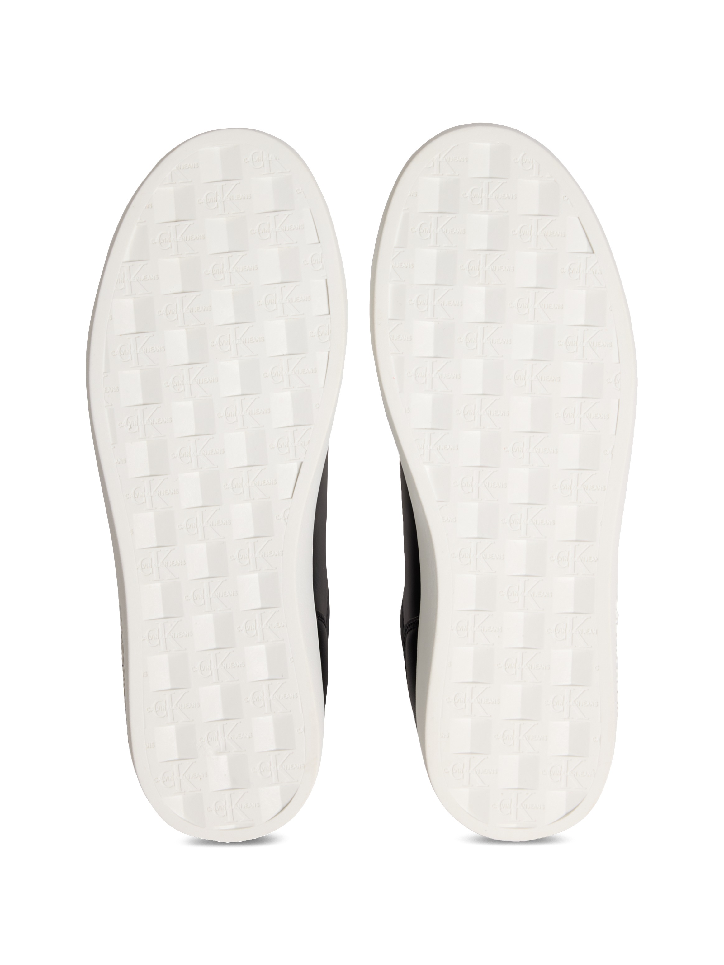 Calvin Klein Jeans Plateausneaker »CLASSIC CUPSOLE MONO LTH WN«, Schnürschuh, Halbschuh, Freizeitschuh mit seitlichem Logo