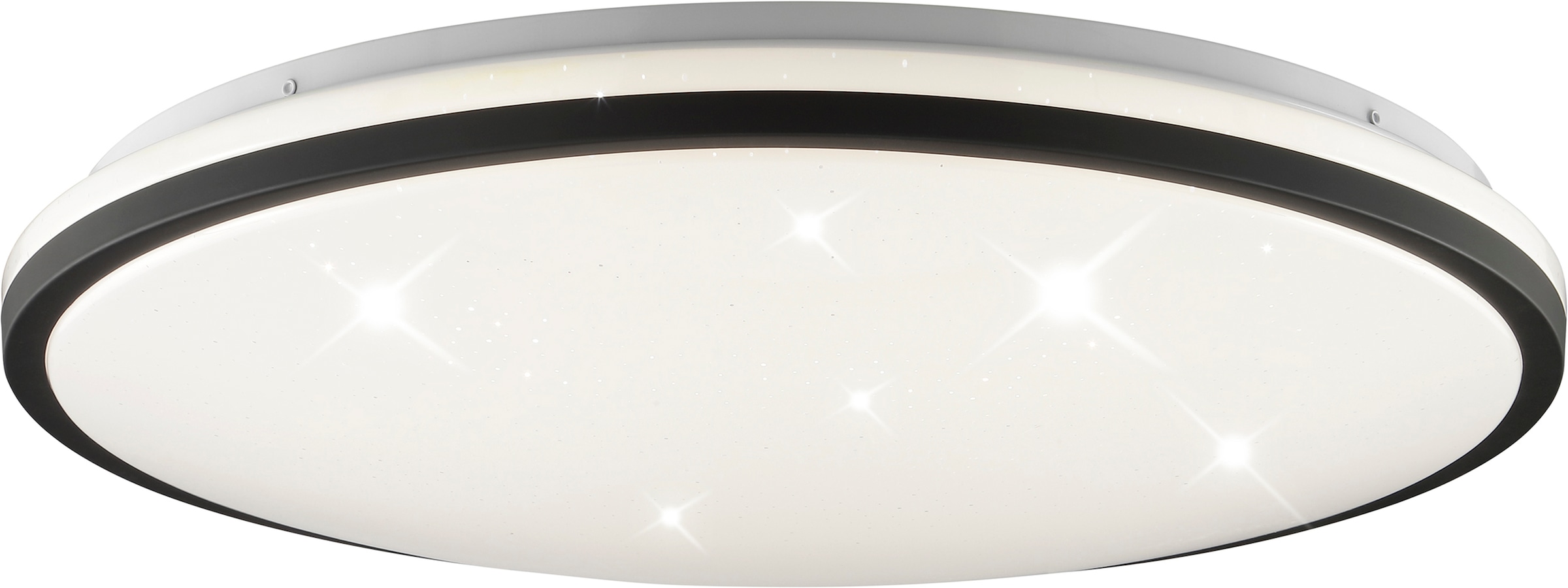 Brilliant LED Deckenleuchte »Taya« LED-Modul 1 Stk. warmweiß - kaltweiß Ø 50 cm, 5400 lm, 2700-6500 K, Sternenglanz, dimmbar, Memoryfunktion