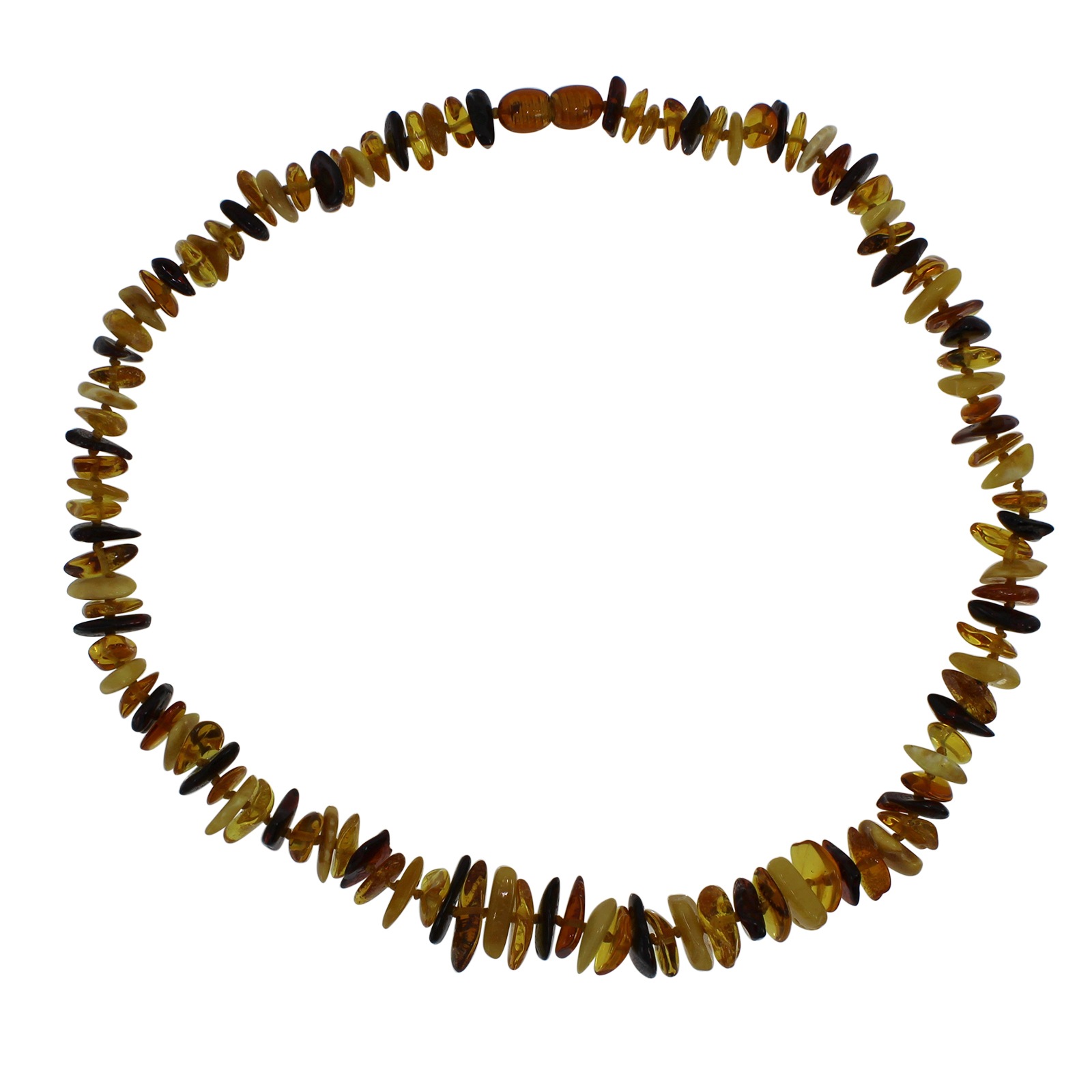 OSTSEE-SCHMUCK Damen Gliederkette "Ostsee-Schmuck Kette Valana Kette Valana", 50cm, Bernstein, L: 42, braun, Bernstein, Halsketten