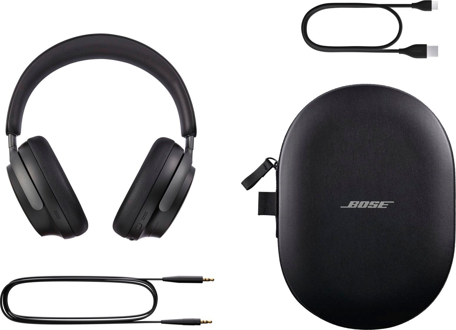 Bose Kopfhörer »QuietComfort Ultra«, Bluetooth, Active Noise Cancelling (ANC)-Freisprechfunktion-Transparenzmodus, 3 Modi, Multipoint, Simple Sync, Anpassbare EG-Einstellungen