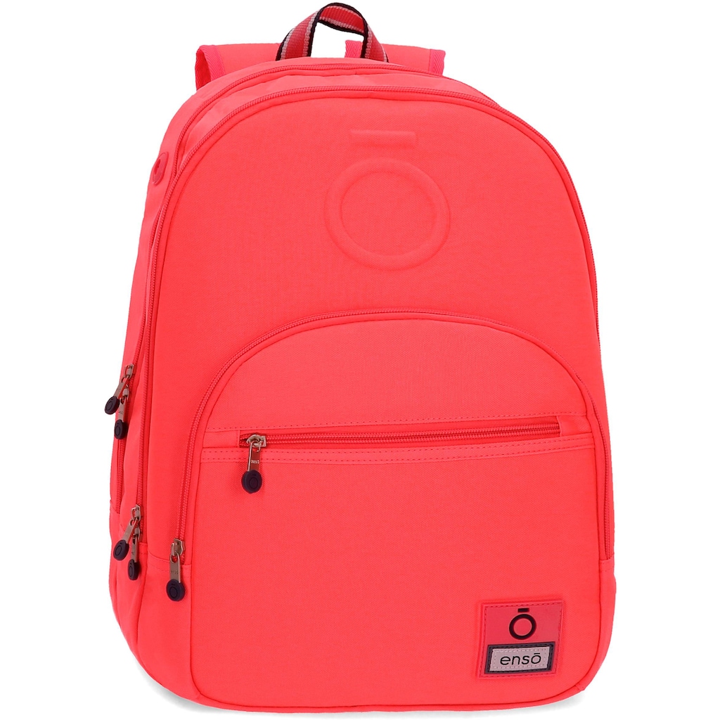 Enso Freizeitrucksack »Basic, coral«