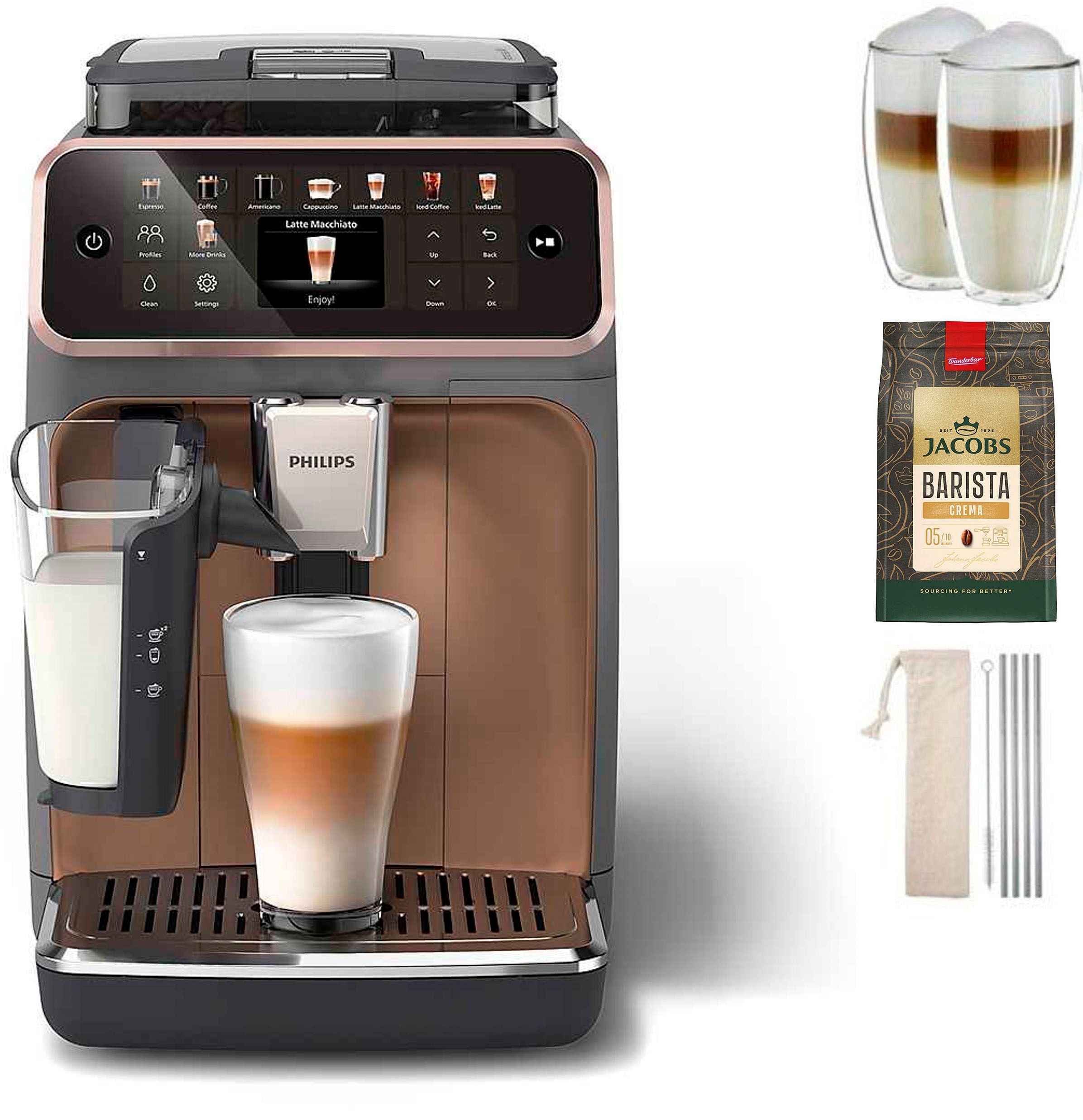 Philips Kaffeevollautomat "EP5544/80 5500 Series, 20 Kaffeespezialitäten (h günstig online kaufen