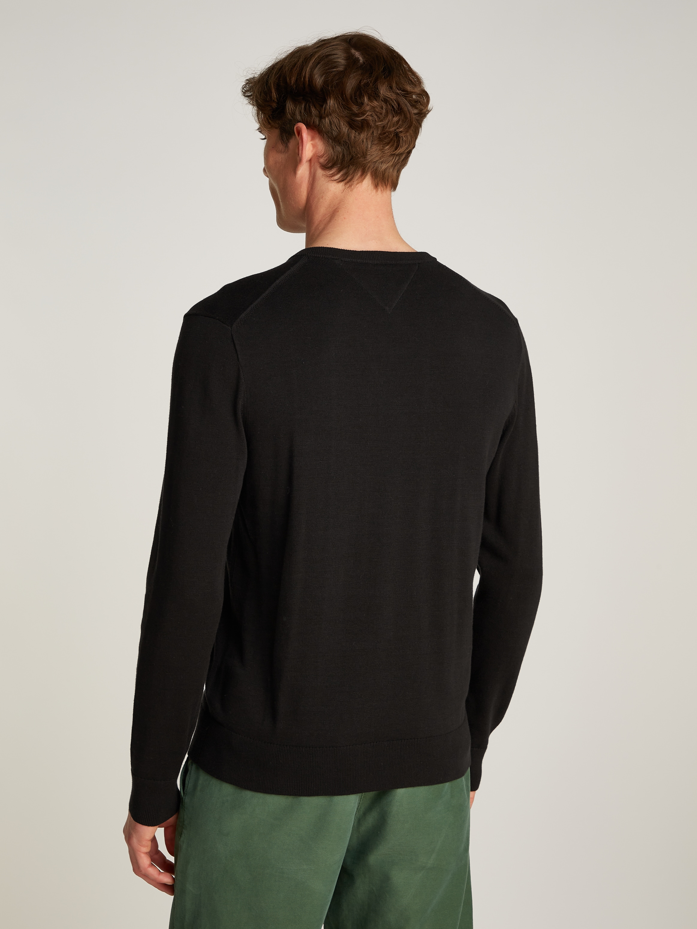 Tommy Hilfiger Strickpullover »ESSENTIAL COTTON V NECK«