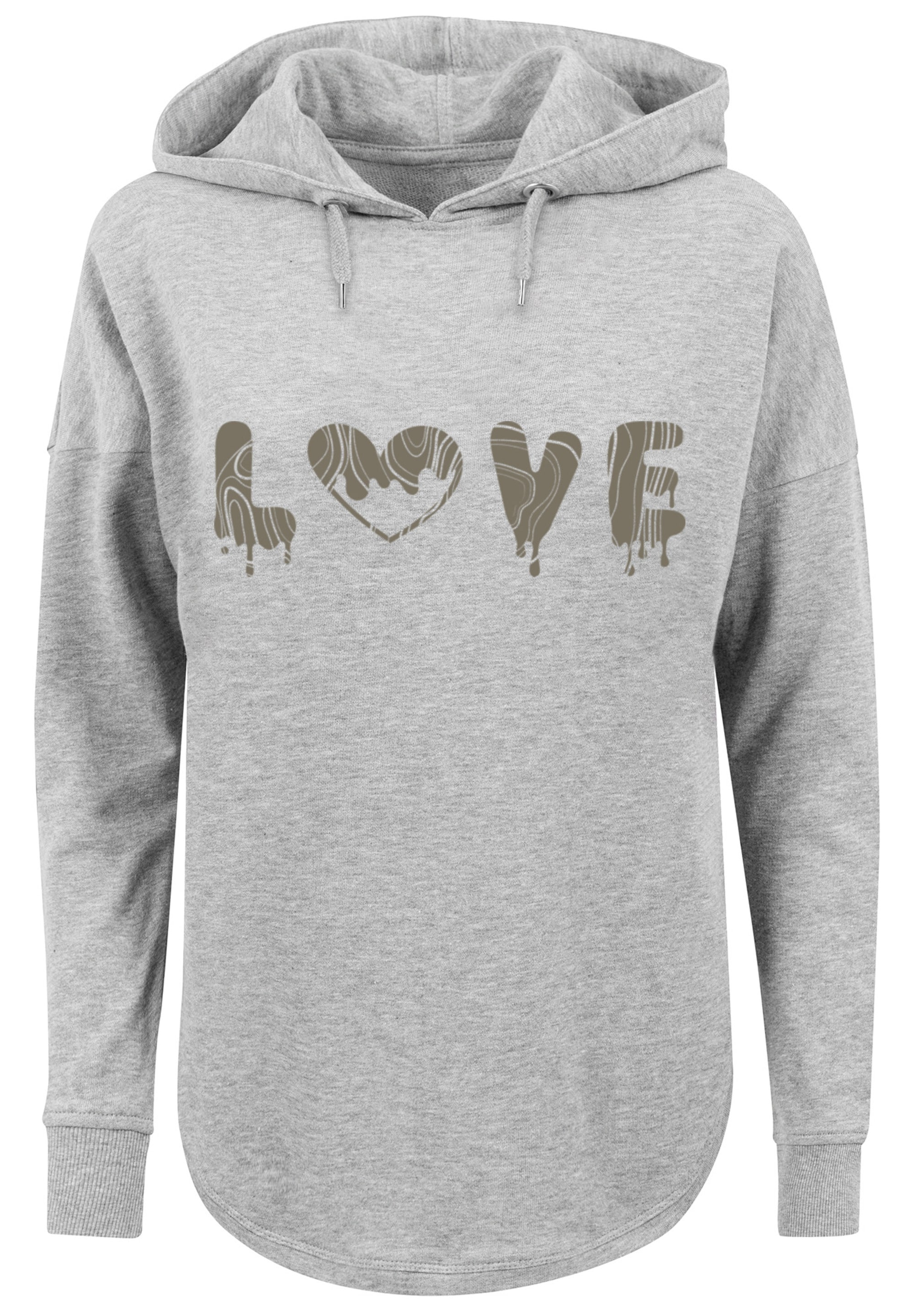 F4NT4STIC Kapuzenpullover »Valentinstag Love Pink«, Print