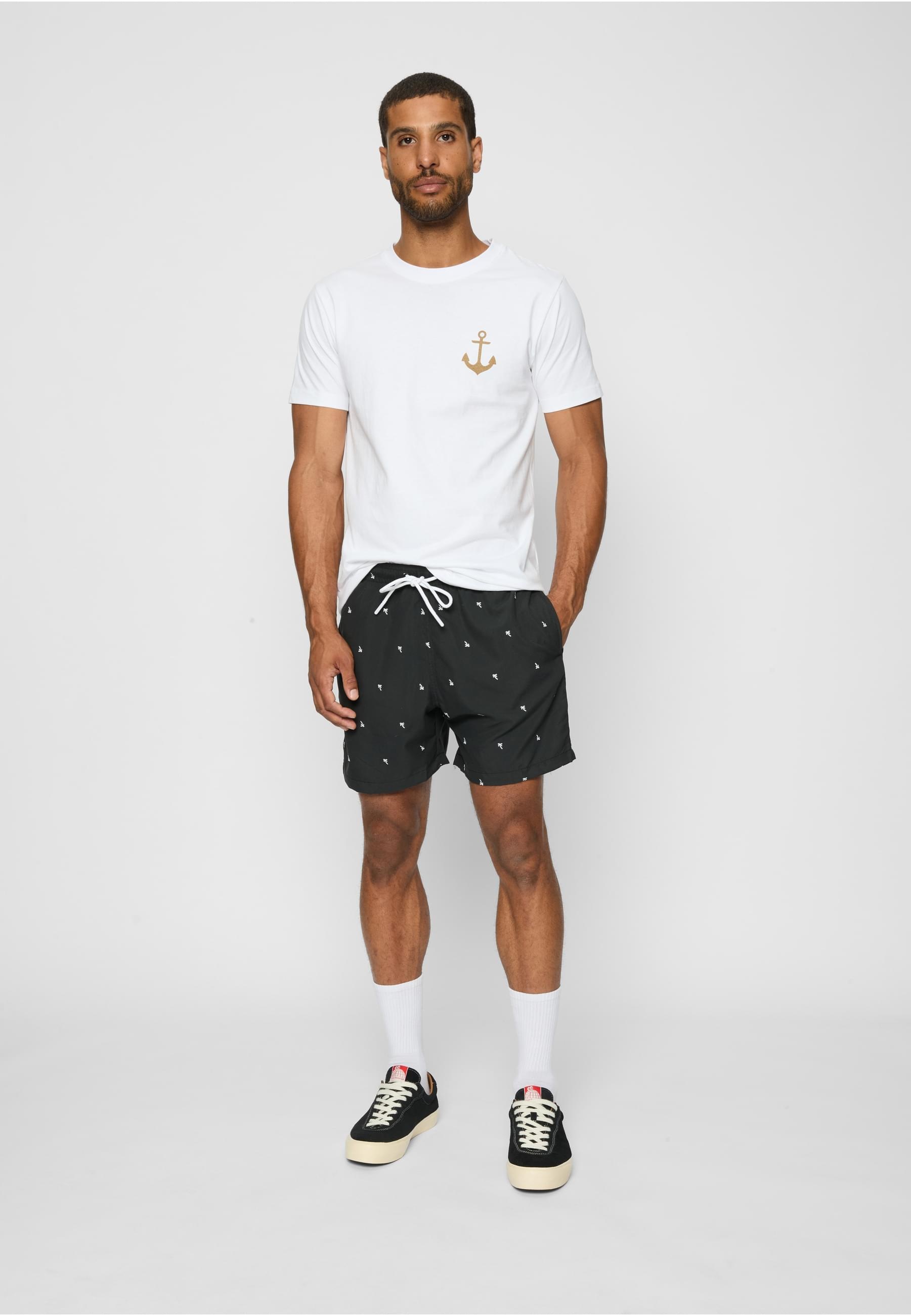 URBAN CLASSICS Badeshorts »Urban Classics Herren Embroidery Swim Shorts«