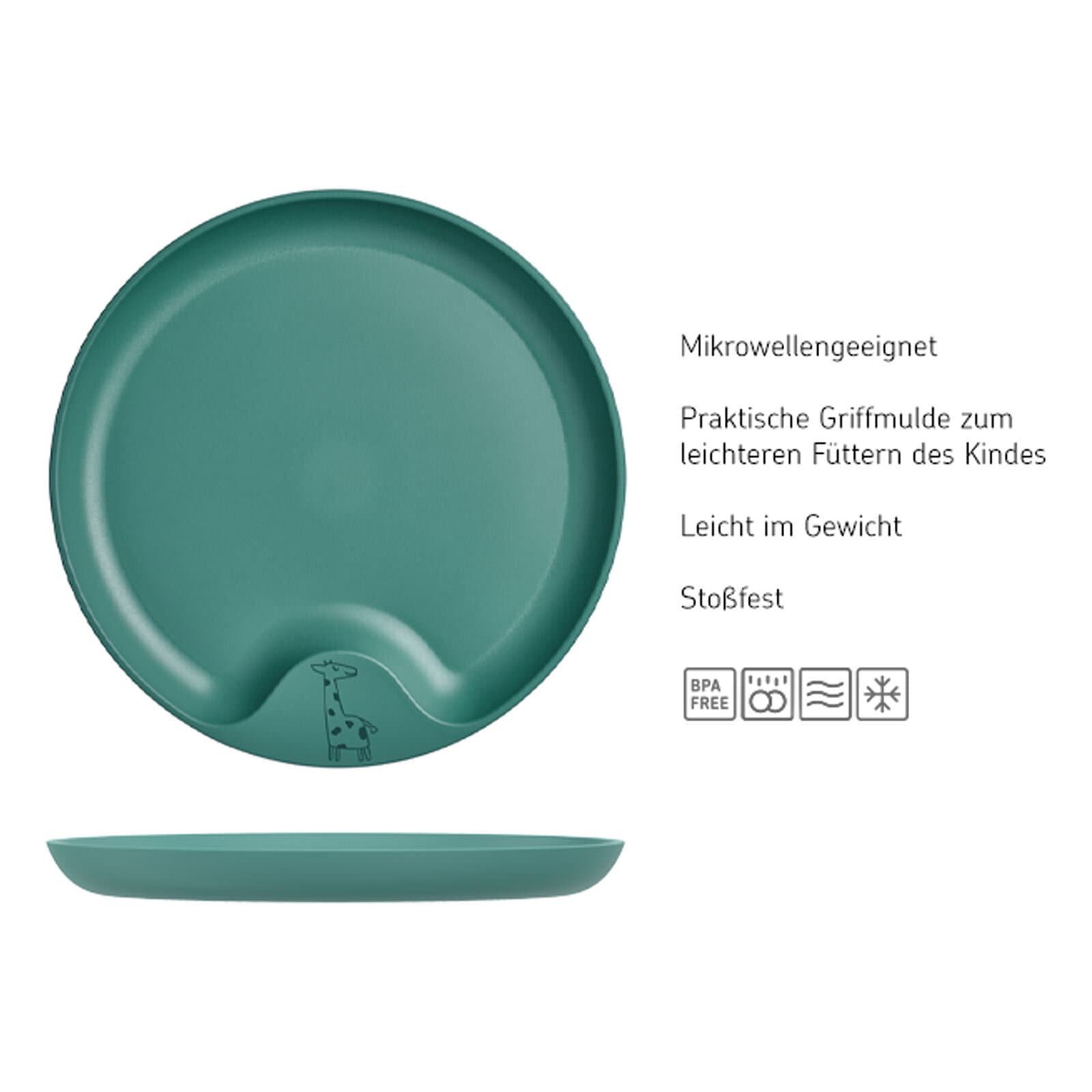 Mepal Teller »Kinderteller Mio ø 22 cm«