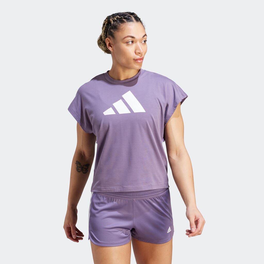 adidas Performance T-Shirt »TRAIN ICONS TRAINING REGULAR FIT LOGO«