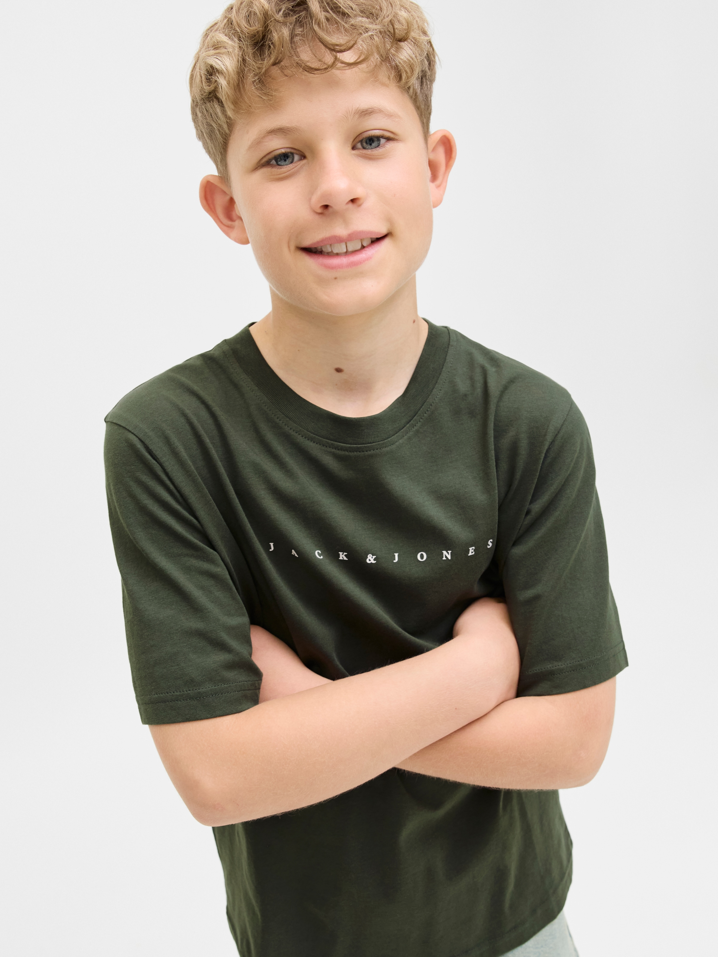 Jack & Jones Junior Kurzarmshirt »JJESTAR lässig, weich, atmungsaktiv, stylisch«, bedruckt, casual, relaxed fit, Rundhals