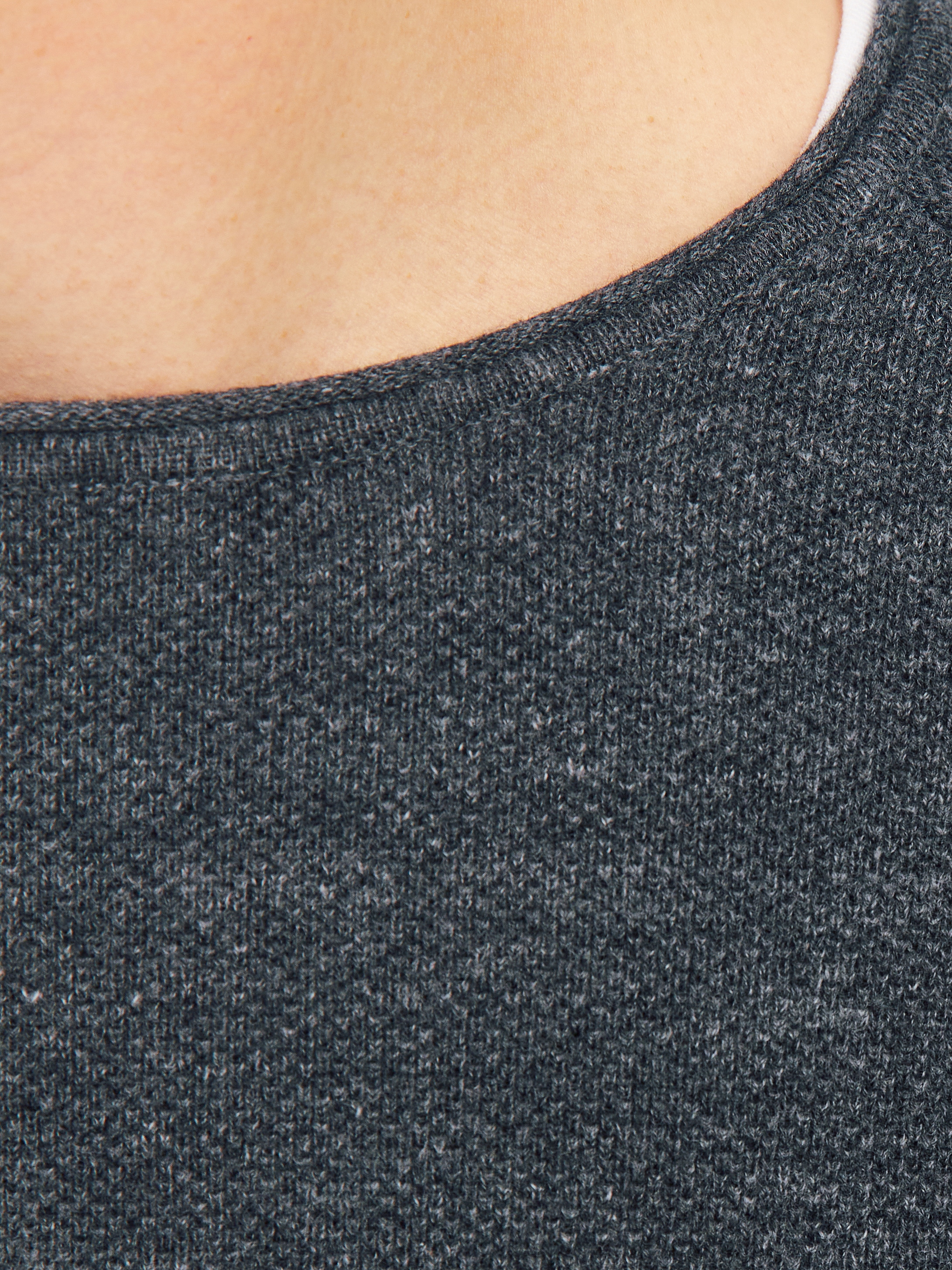 Jack & Jones Rundhalspullover »JJEHILL Pullover mit angenehmem Tragegefühl« Modisch, schmal, Baumwolle, Rundhals