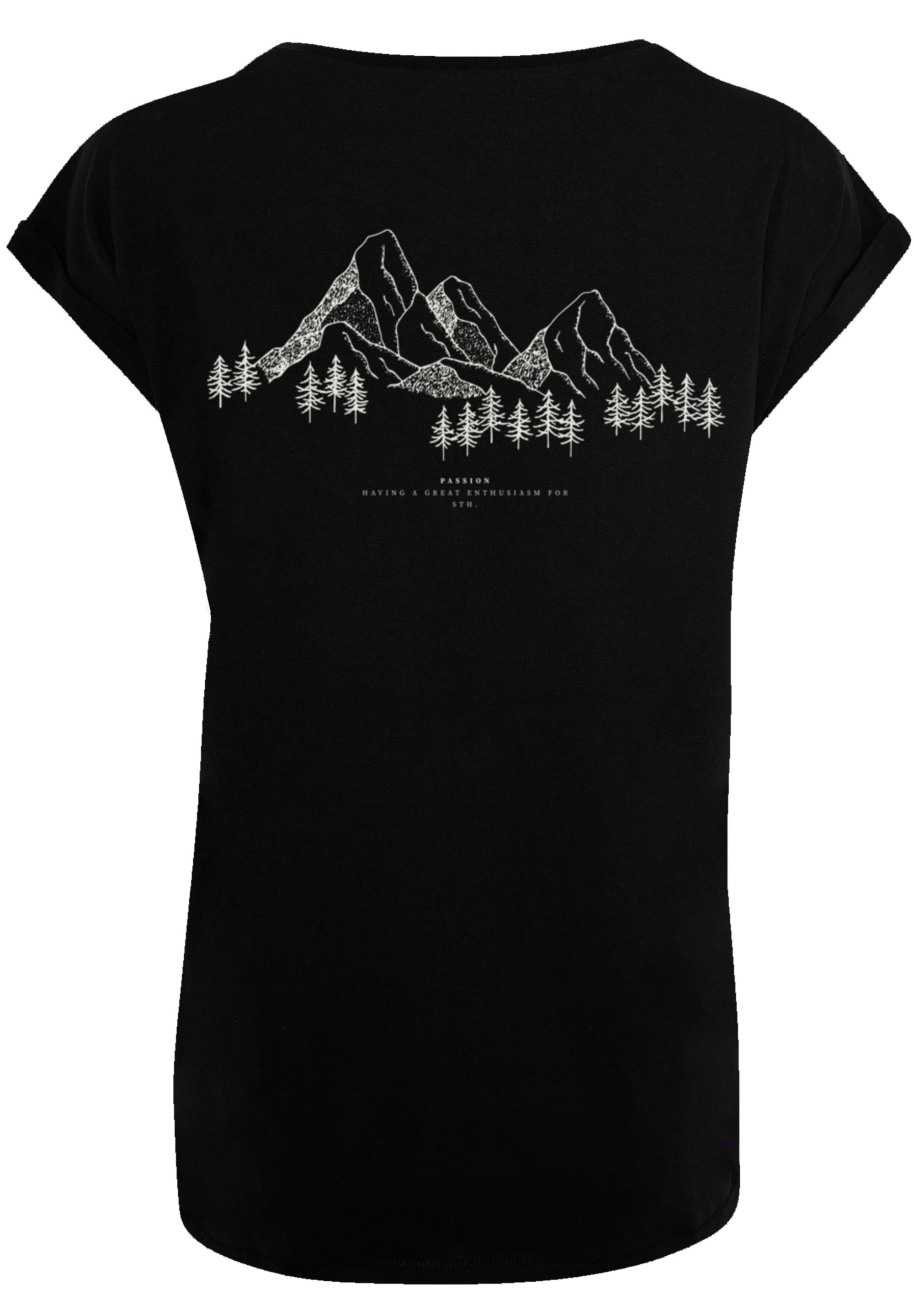 F4NT4STIC T-Shirt "PLUS SIZE Mountain Berge", Print