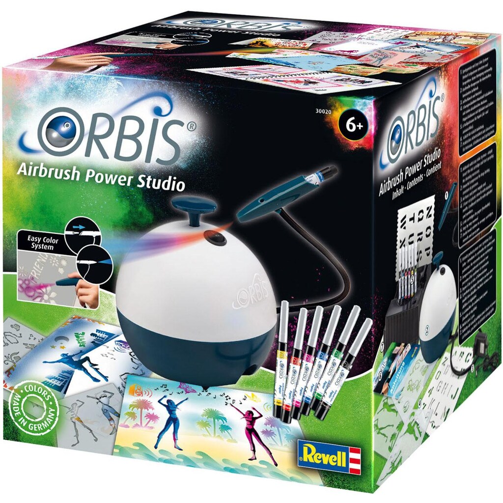 Kreativset »Orbis«, (Set), Zum Sprayen auf Papier