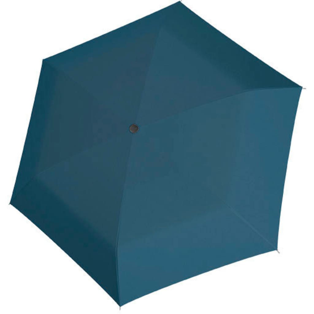 doppler® Taschenregenschirm »Carbonsteel Slim uni, ultra blue«