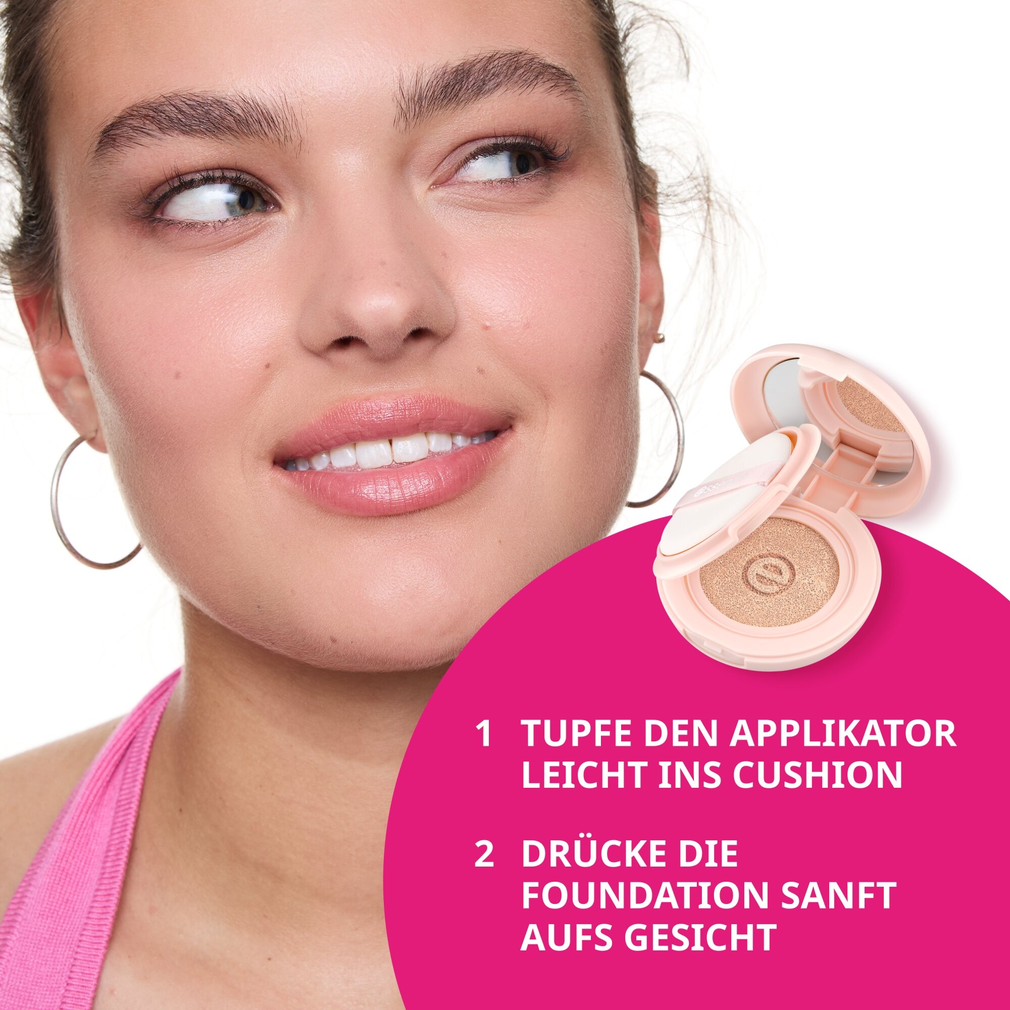 Essence Foundation »silky CUSHION FOUNDATION«
