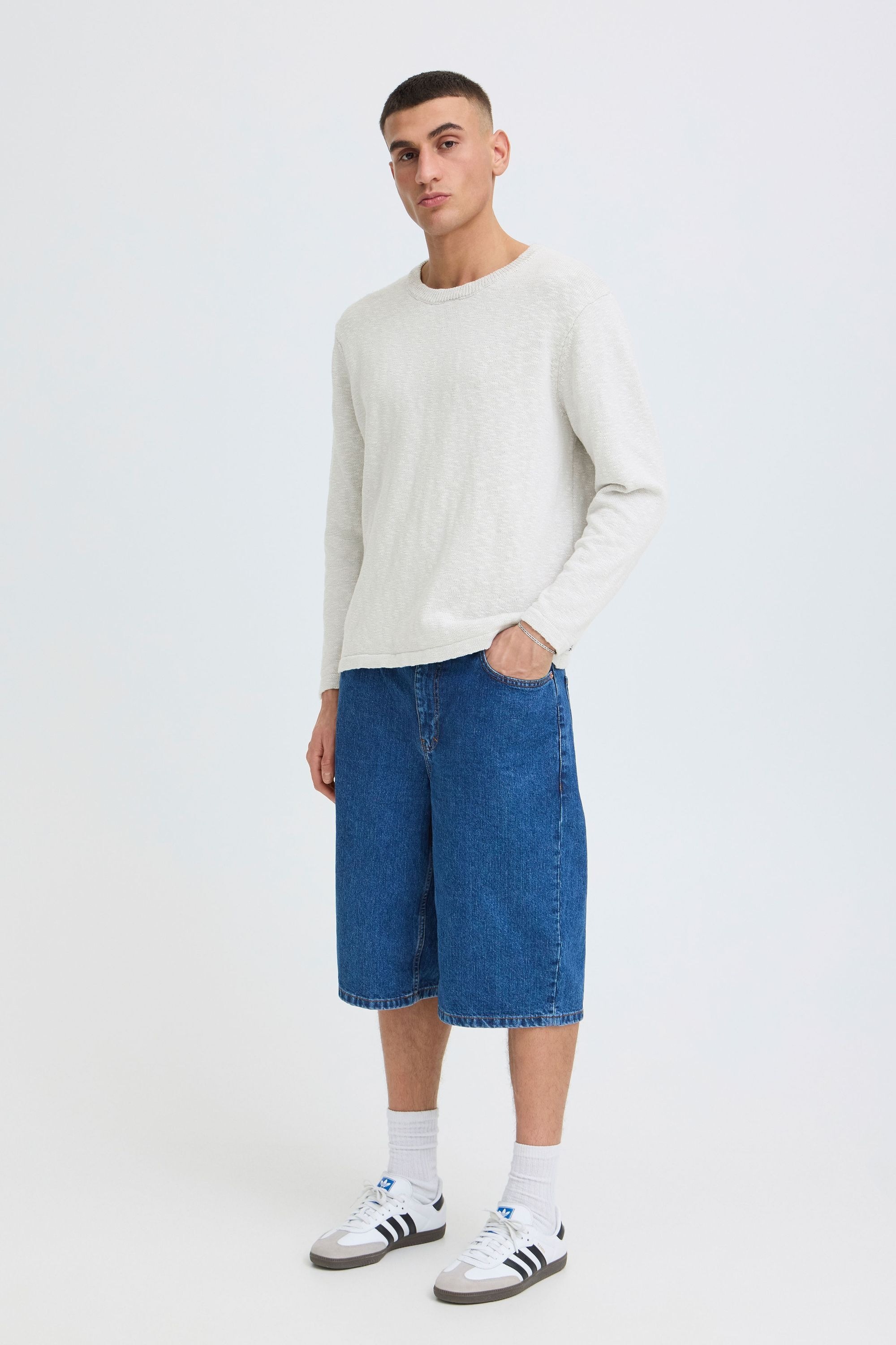 Solid Strickfleece-Pullover "Strickpullover SDUstin" günstig online kaufen