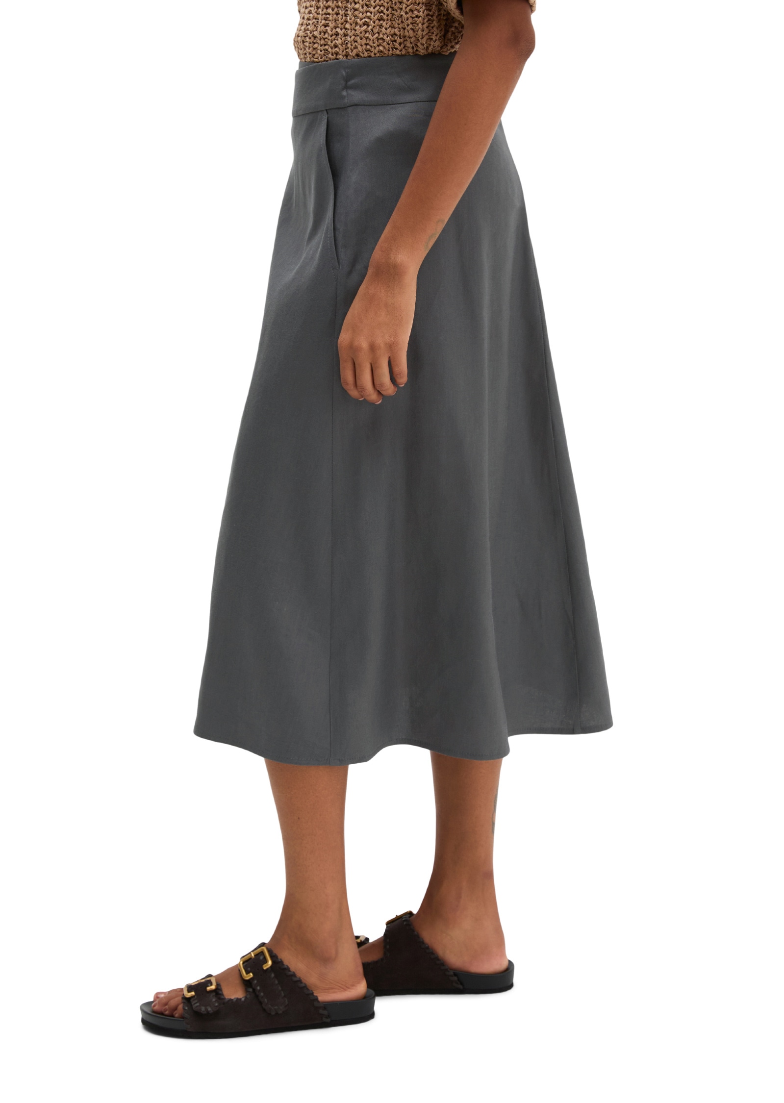 Marc O'Polo Webrock »aus Viskose-Leinen-Stretch«