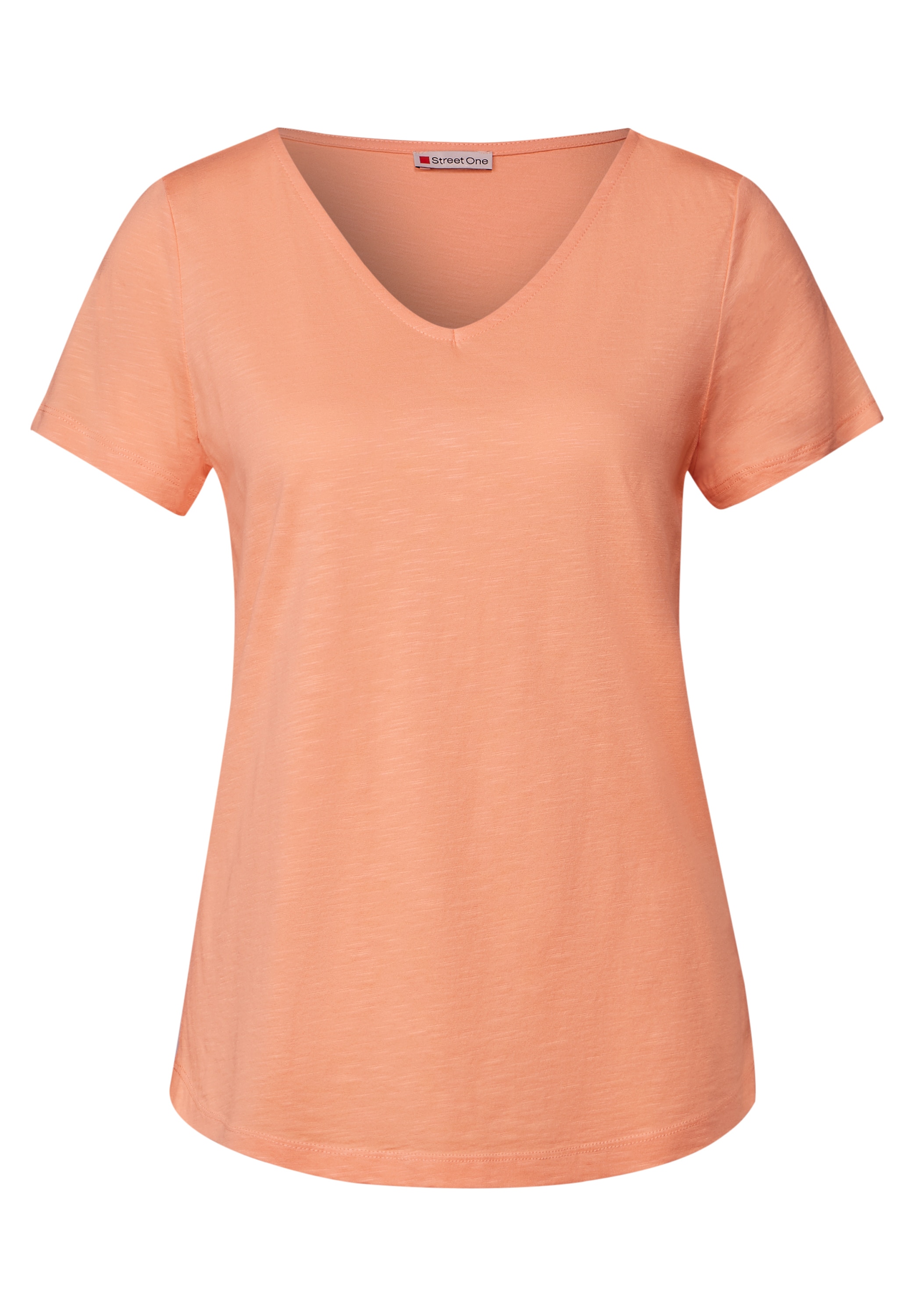 STREET ONE T-Shirt, mit V-Ausschnitt