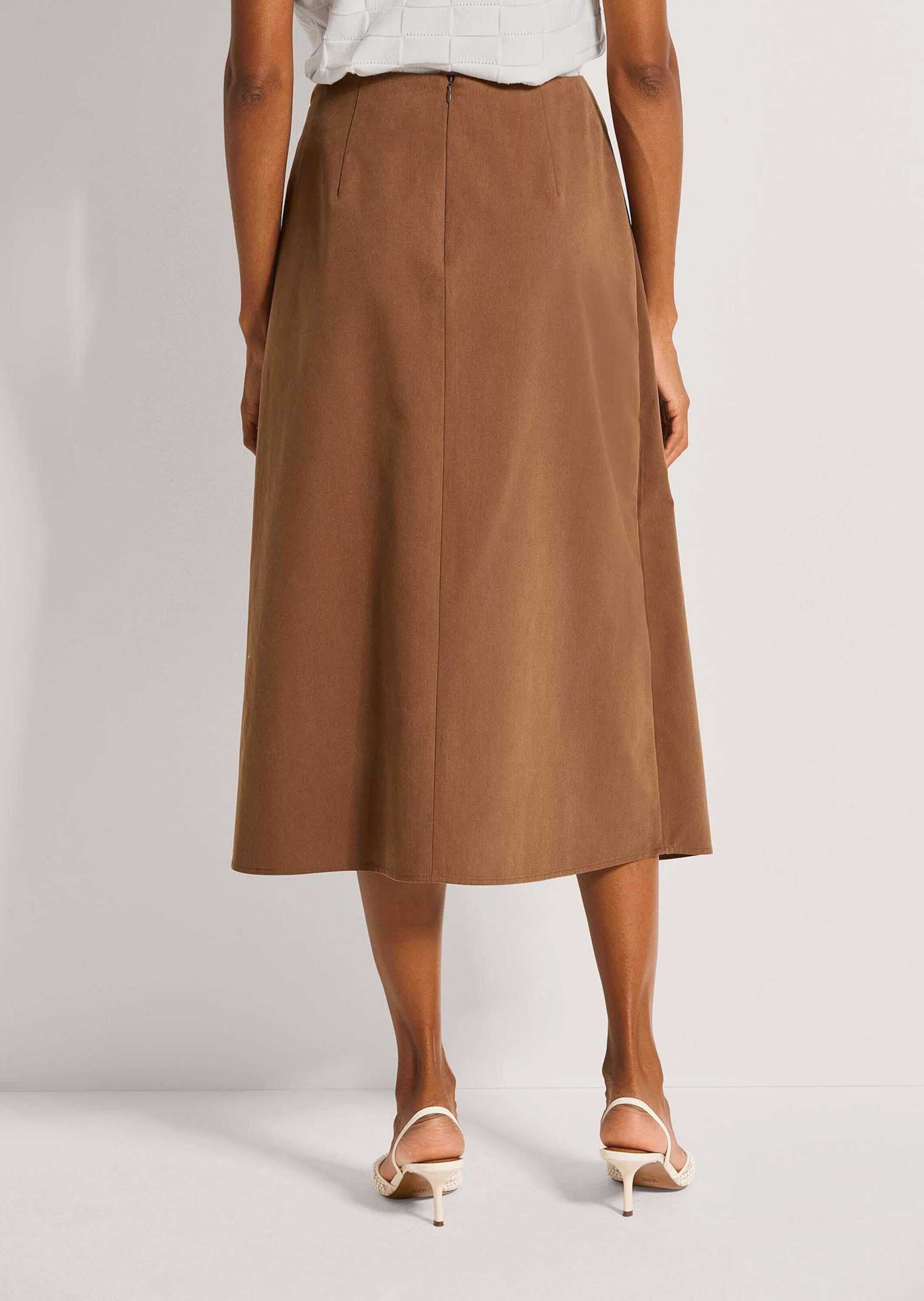 MADELEINE Midirock »Midirock Stilvoller Wickelrock mit Bindeband«