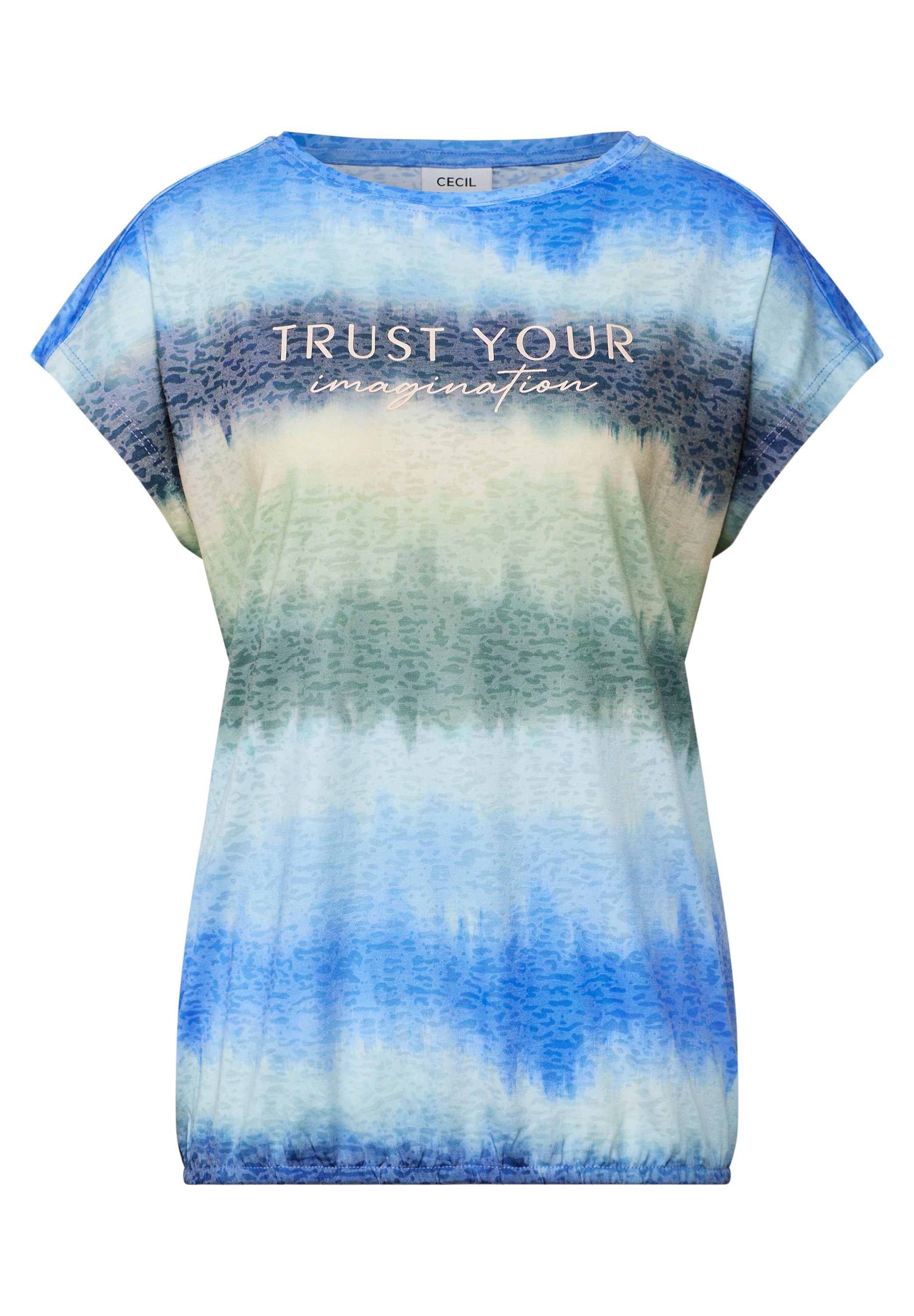 Cecil T-Shirt, in Ausbrenner-Optik