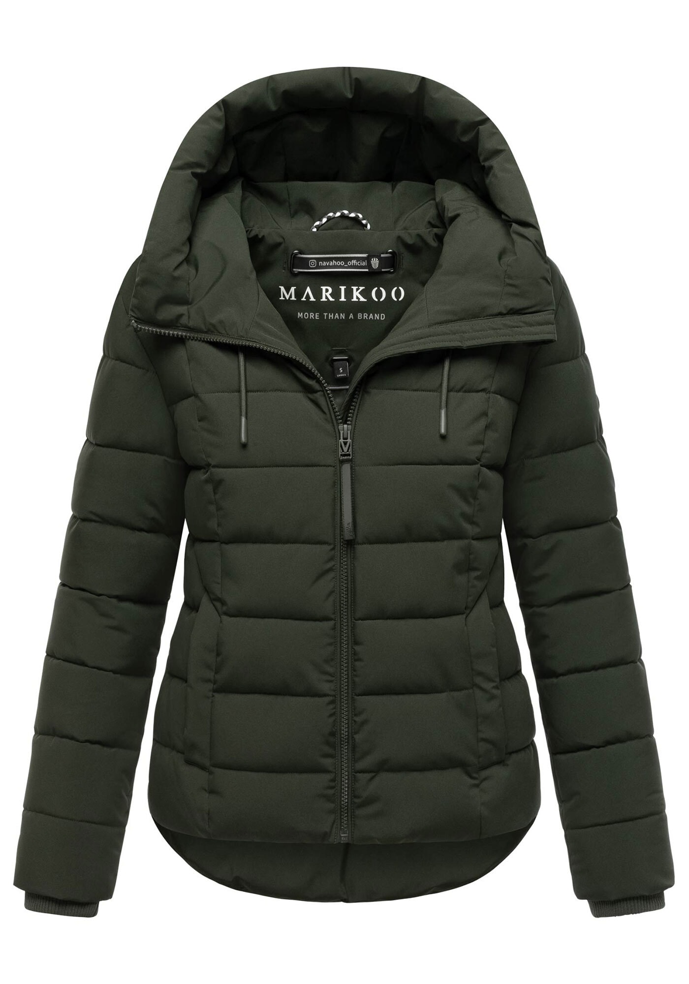 Marikoo Winterjacke »Tayenaa«, mit schmaler Steppung und extra hohem Kragen