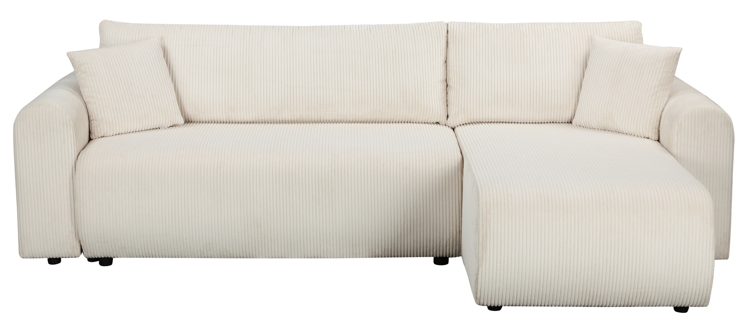 OTTO home Ecksofa "JONAA, 241cm, L-Form, Schlafsofa, Boxspringfederung, Dau günstig online kaufen