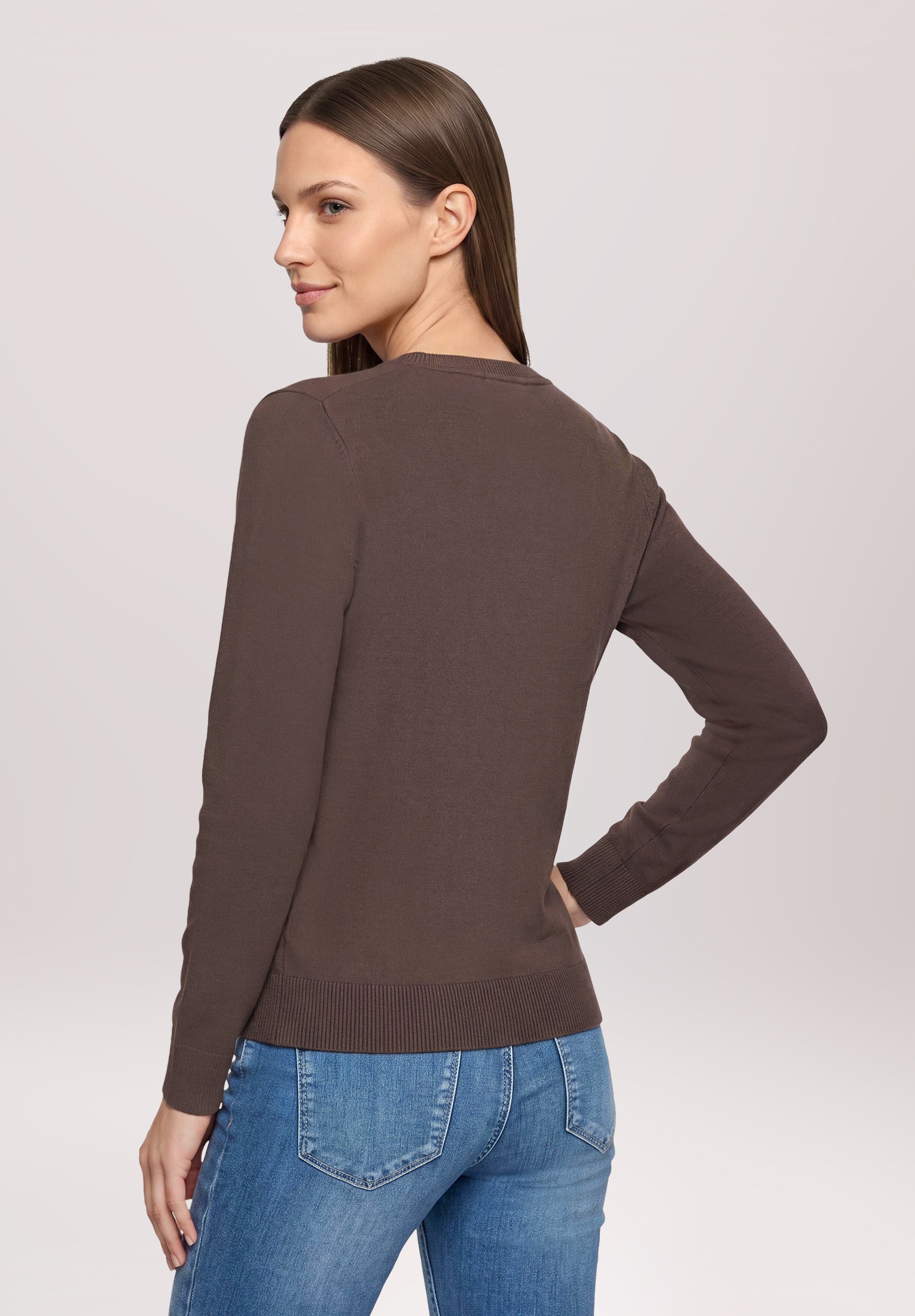 Betty Barclay Strickpullover »Damen mit Rundhalsausschnitt« 1