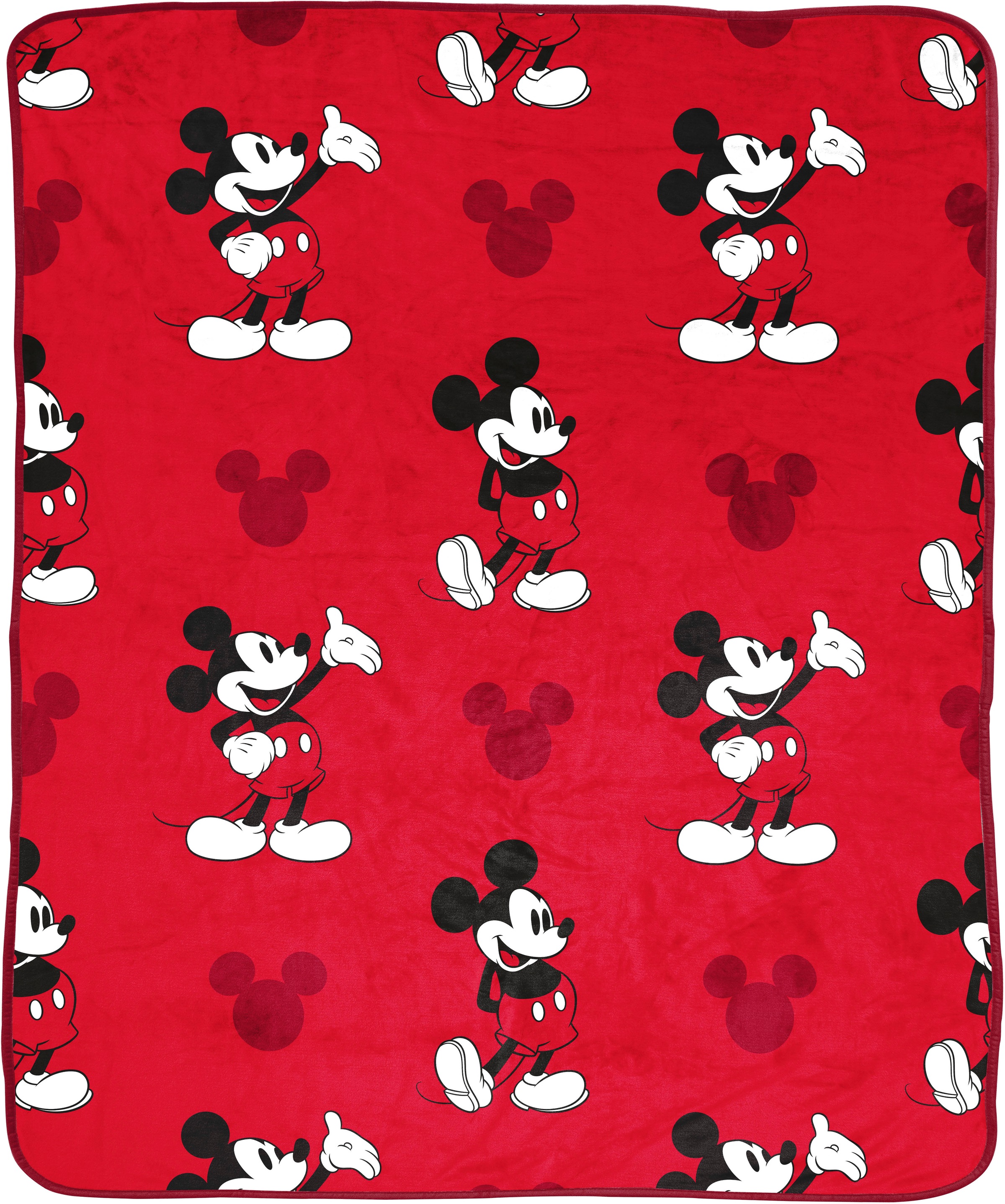 Disney Kinderdecke "Disney Decke Mickey Mouse" rot, gemütlich, 130 x 150 cm günstig online kaufen