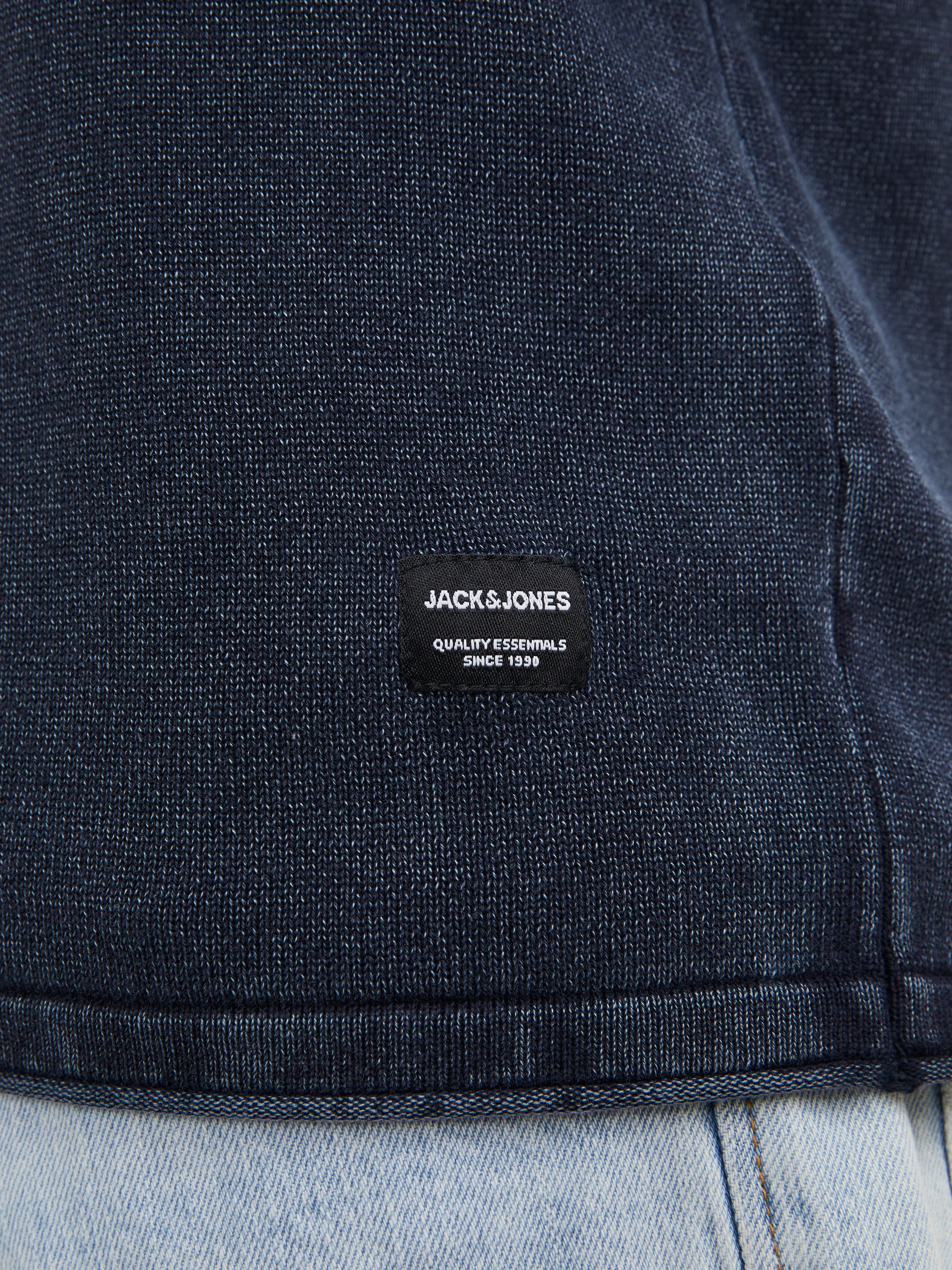 Jack & Jones Rundhalspullover »JJELEO KNIT CREW NECK NOOS« Baumwolle, regular fit