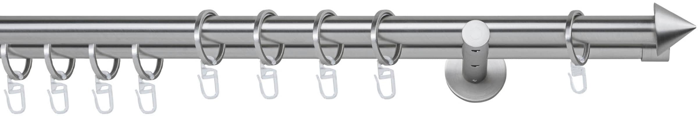 mydeco Gardinenstange »20mm Cone Wandträger 12 cm«, 2 läufig-läufig, Fixmaß