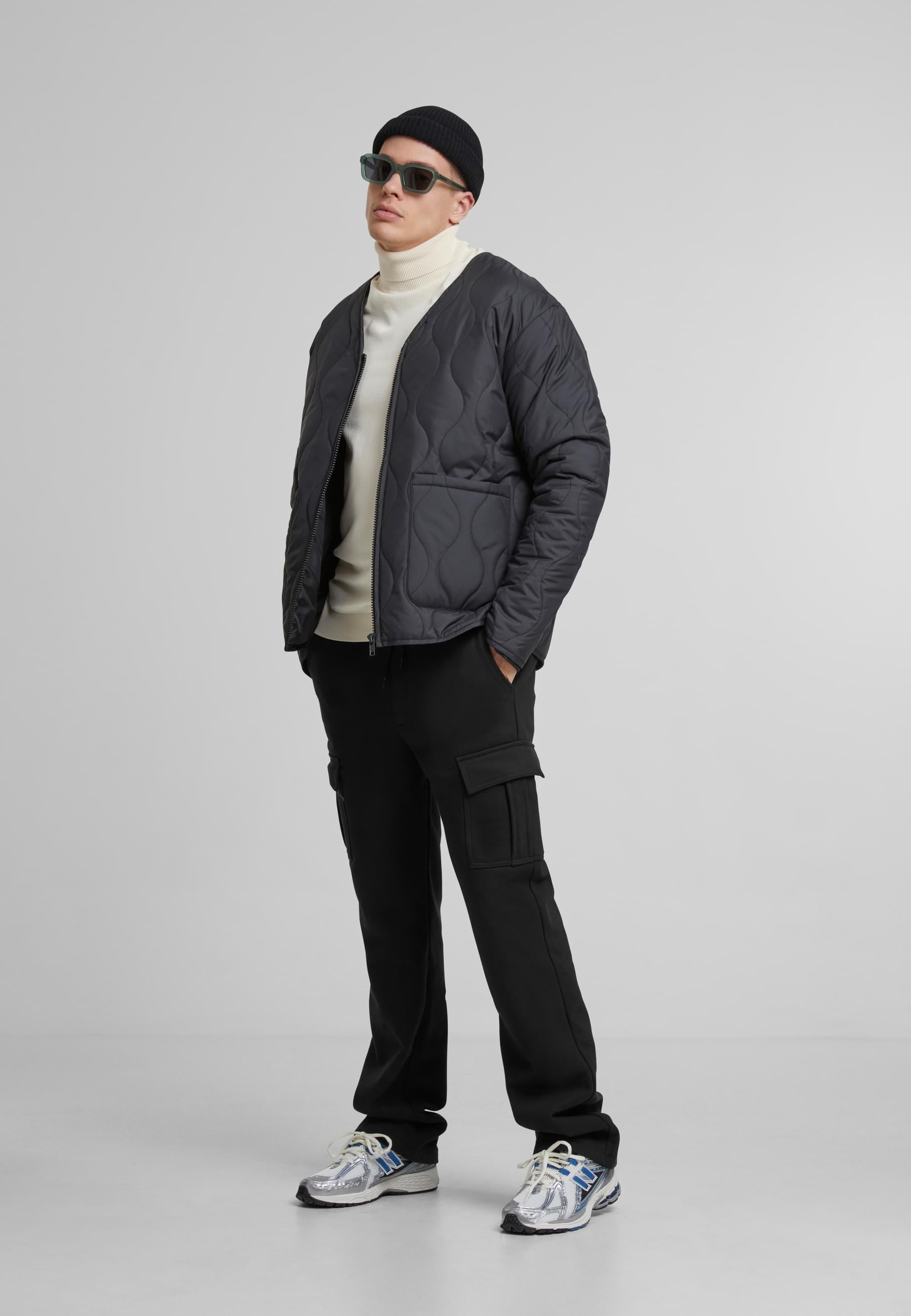 URBAN CLASSICS Winterjacke »Urban Classics Padded Quilting Jacket«, (1 St.), ohne Kapuze