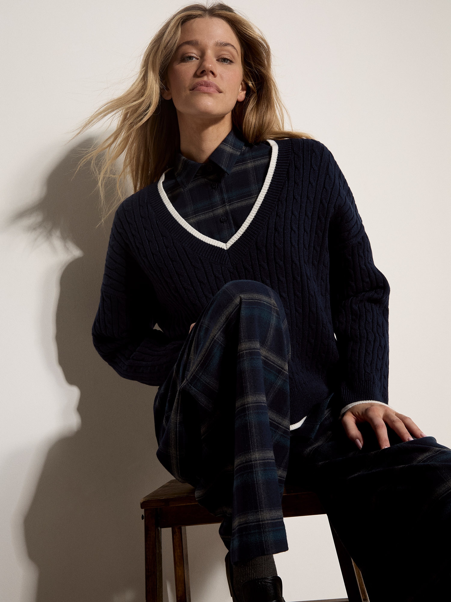 Apricot Strickpullover »Cricket-Pullover« mit Zopfmuster