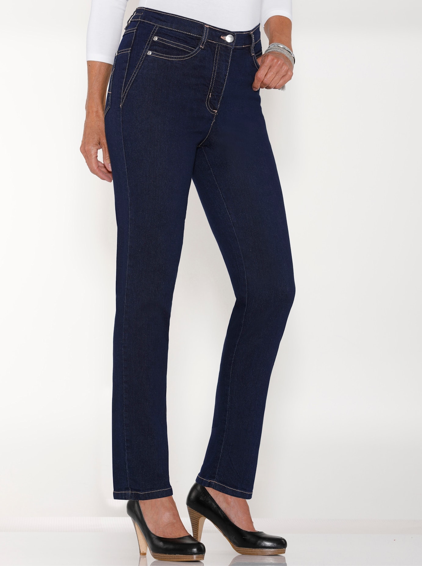 Classic Basics 5-Pocket-Jeans 1 Stk. tlg. günstig online kaufen