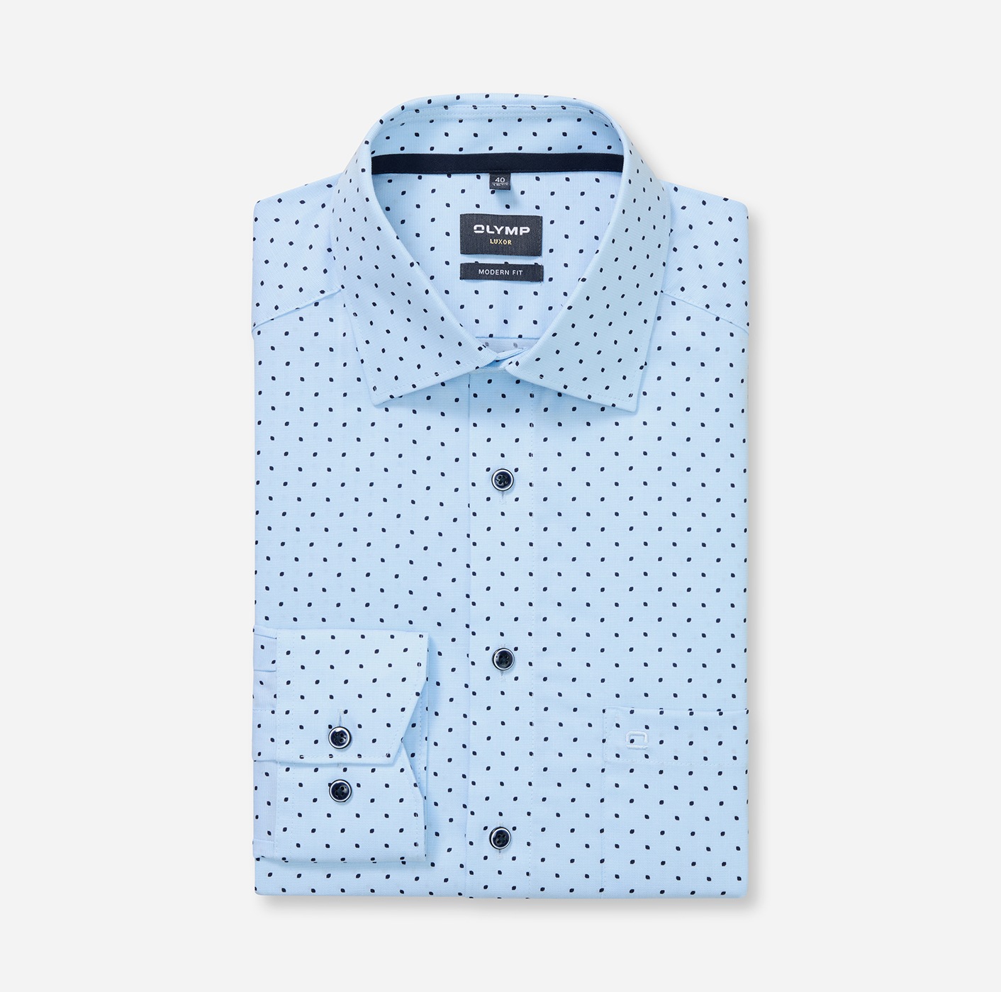 OLYMP Langarmhemd "Luxor" Businesshemd, modern fit, New-Kentkragen, extra l günstig online kaufen