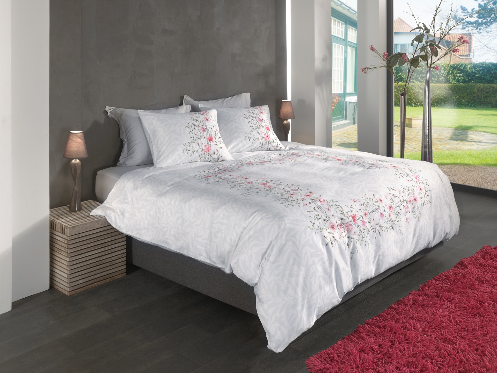 Heckett & Lane Bettwäsche »Heckettlane Bettwäsche Jolie« 2 Bettwäsche aus 100% Baumwolle, hochwertige Mako-Satin, ab 135x200 cm.