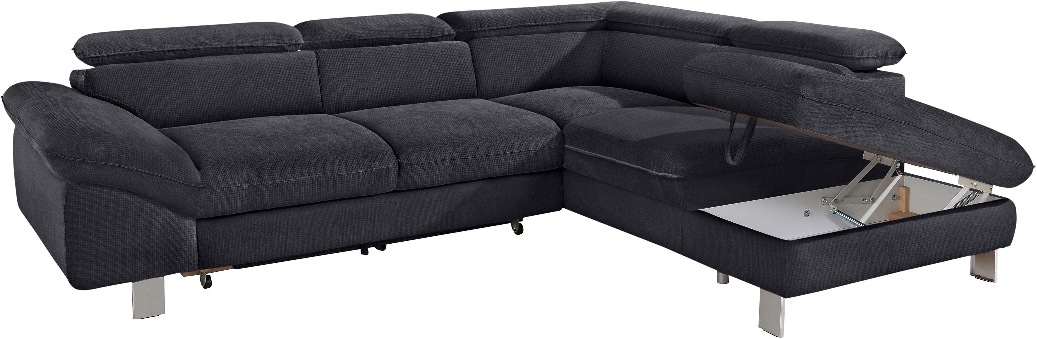 Thumbnail - COTTA Ecksofa "Driver L-Form", mit Kopfteilverstellung, wahlweise mit Bettfunktion & Bettkasten