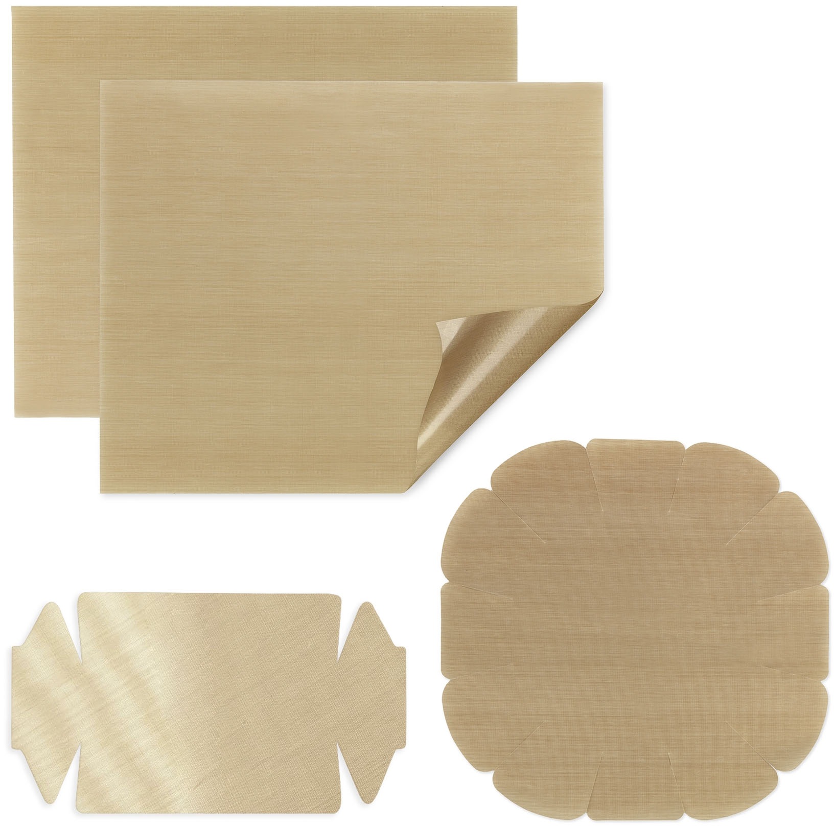 MAXIMEX Backmatte "Antihaft-Zuschnitt", B/L: 36cm x 42cm, braun, Backunterlagen, für runde und eckige Backformen, wiederverwendbar