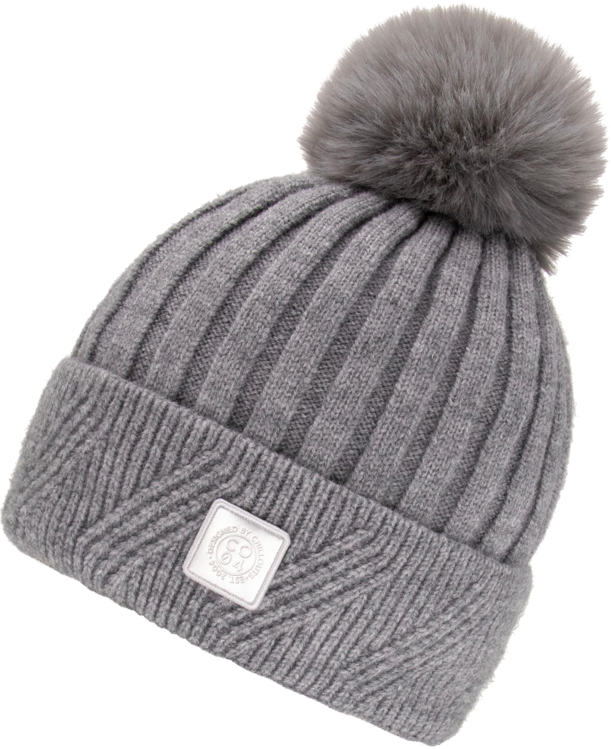 chillouts Bommelmütze elastisch, Formbeständig, gefüttert, mit breitem Umsc günstig online kaufen