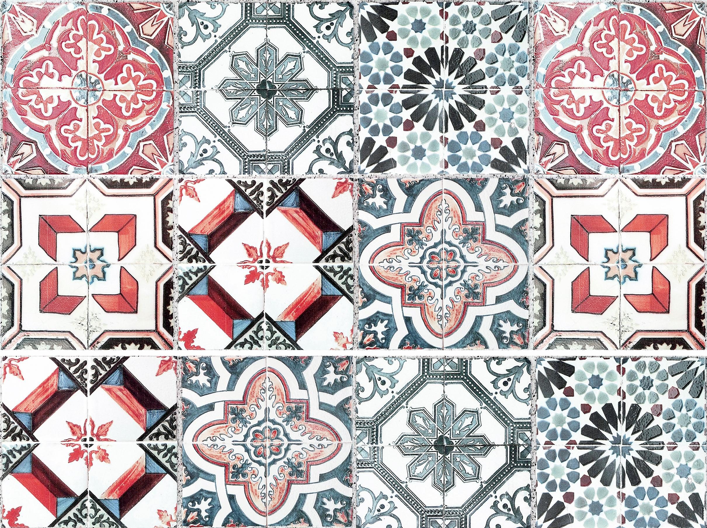 OTTO home Fliesenaufkleber "Ornamente" Stickerfliesen, selbstklebend, Sticker, 12er Set
