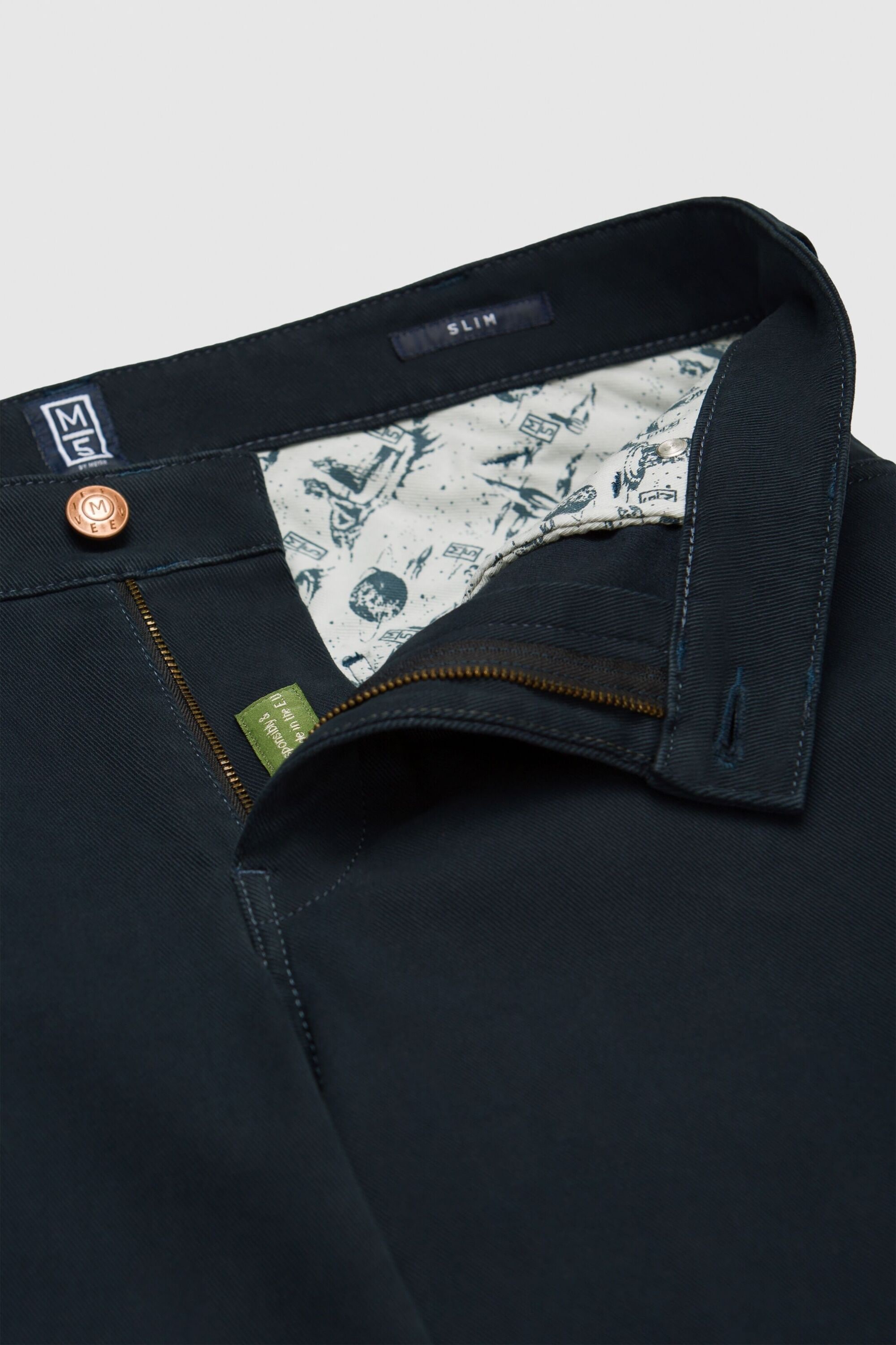 MEYER Chinos »Five-Pocket Chino«, aus robustem BIO-Baumwoll