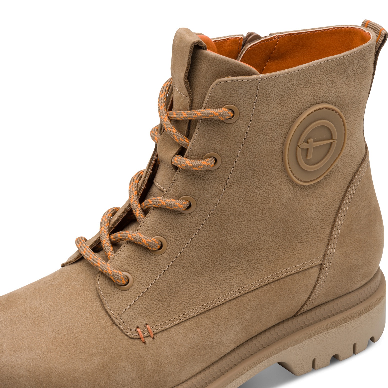 Tamaris Schnürboots, Blockabsatz, Schnürstiefelette mit schönem Logo-Emblem