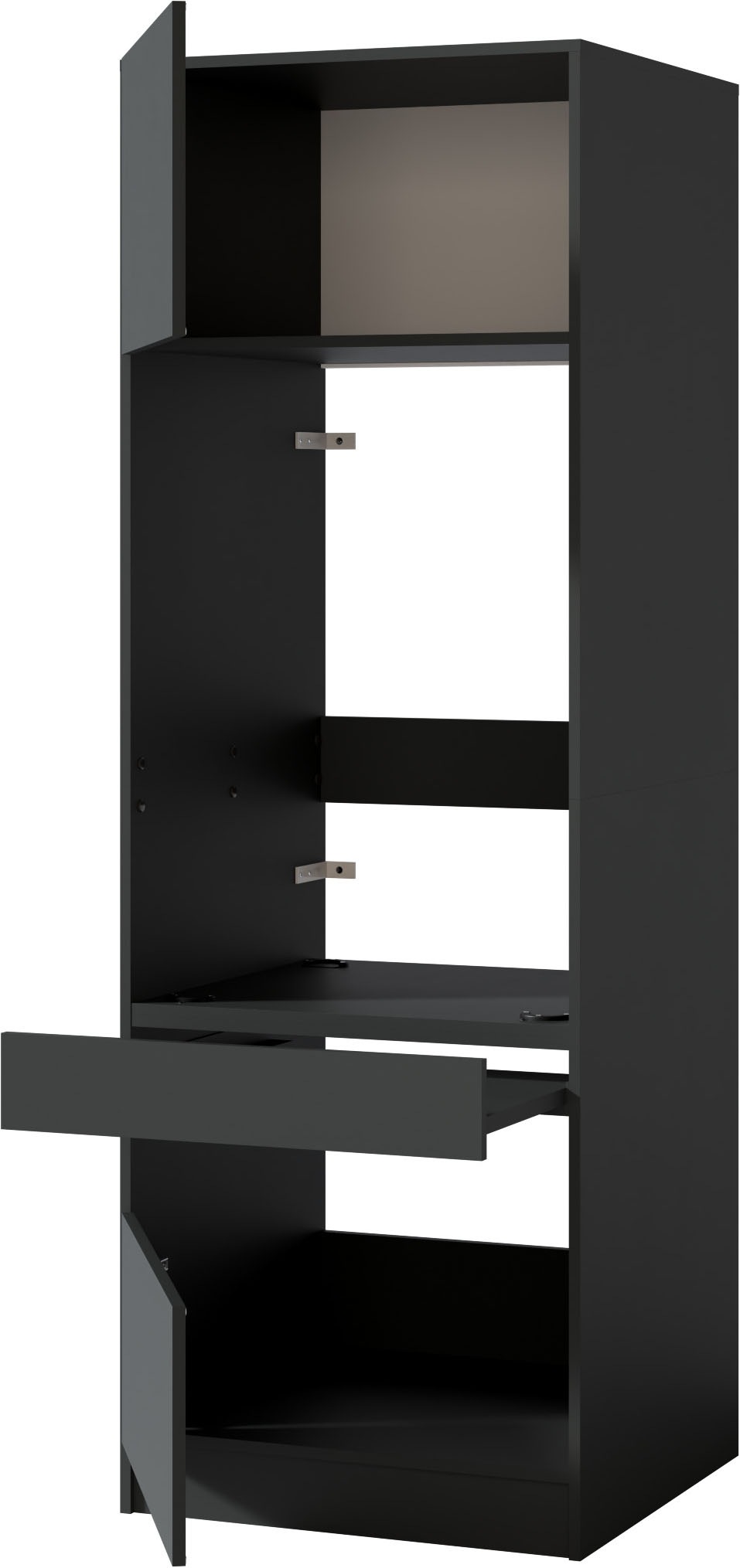 BASIC by Balculina Waschmaschinenumbauschrank »Washhome B/T/H 68x200x68 cm« 1 Stk. tlg. Breite 68cm, ausziebarer Tablerboden