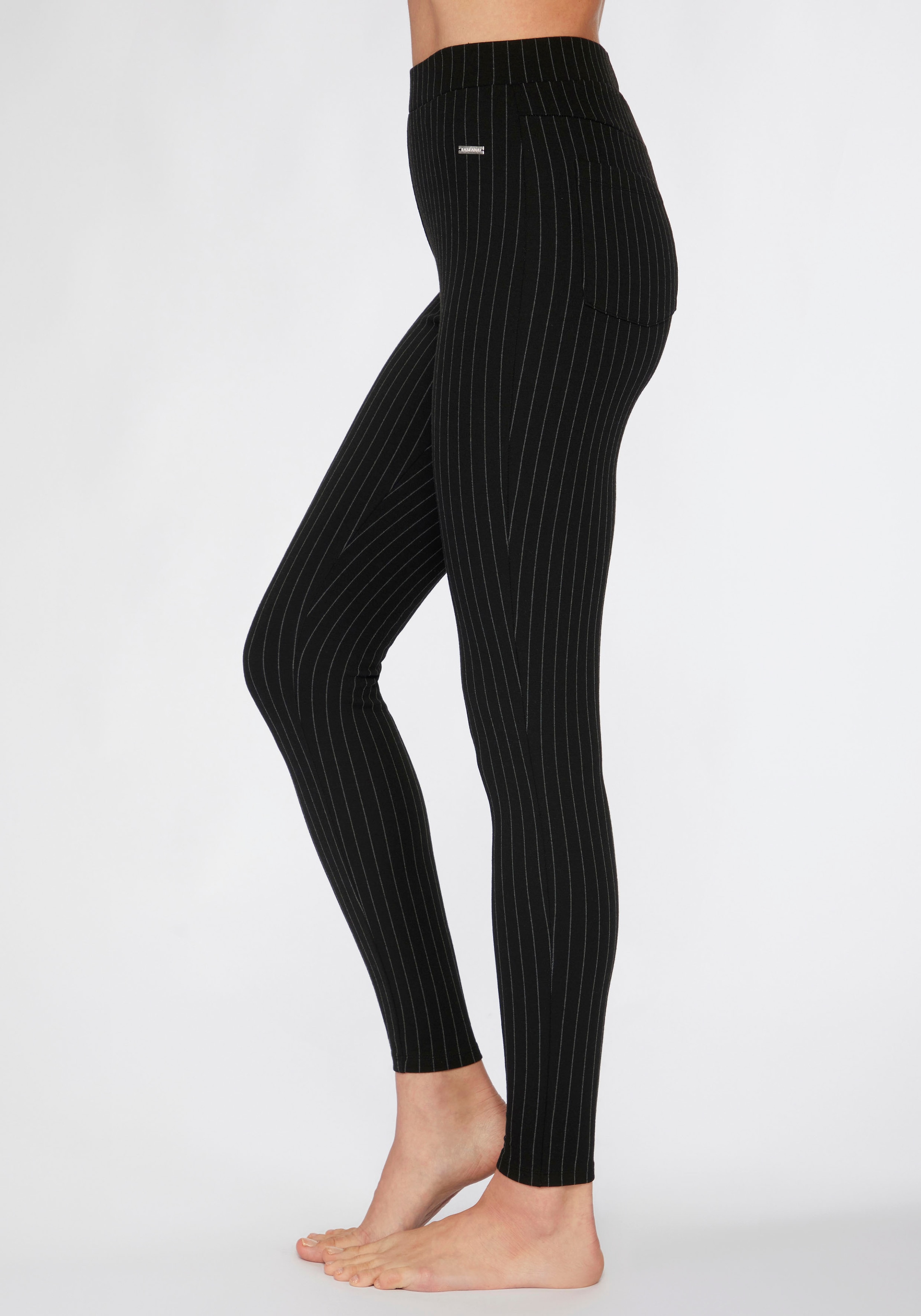 LASCANA Leggings, mit Nadelstreifen