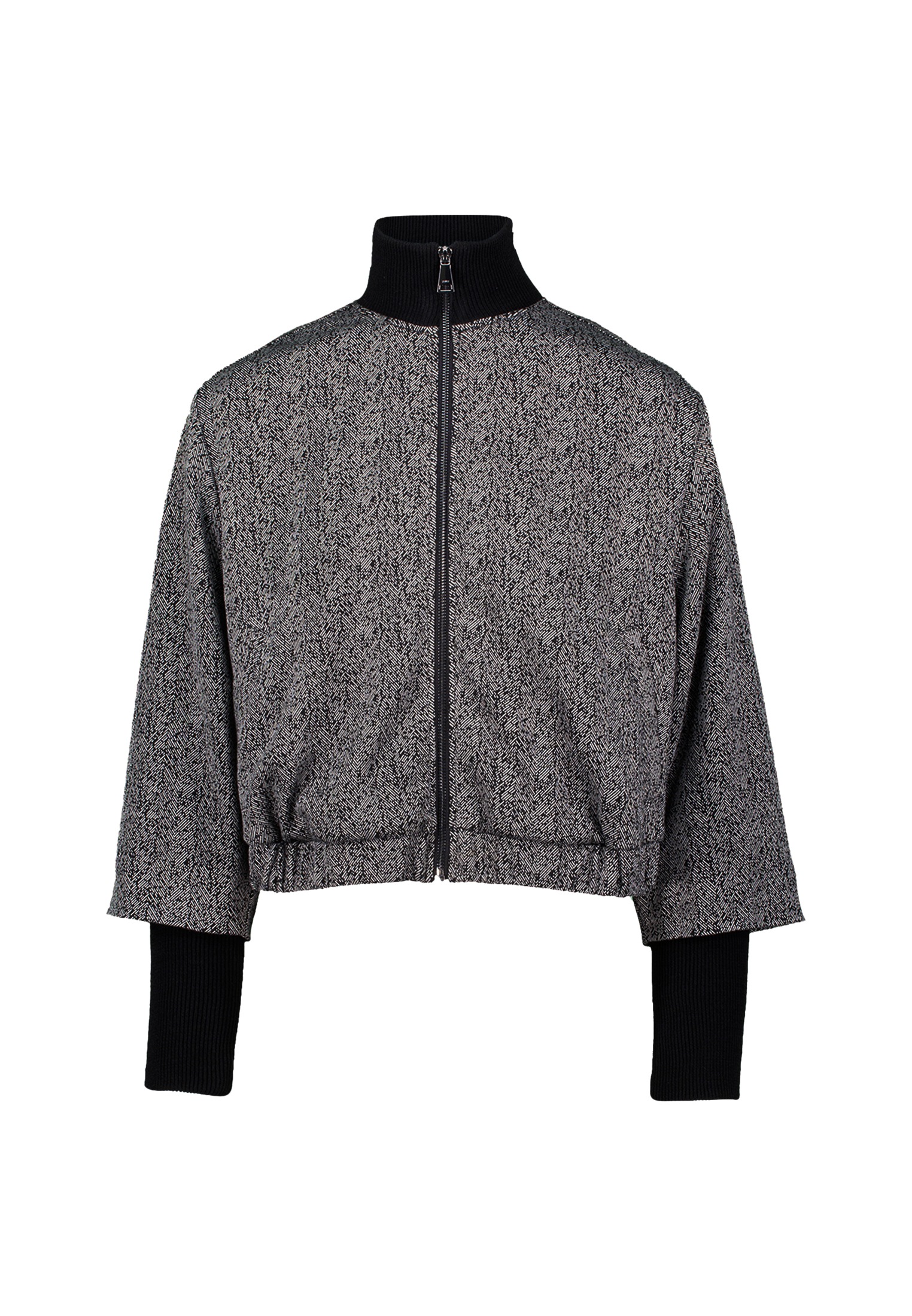 Zero Jackenblazer »zero Damen Jacke Fischgrät mit Stehkragen«, weiteres Detail