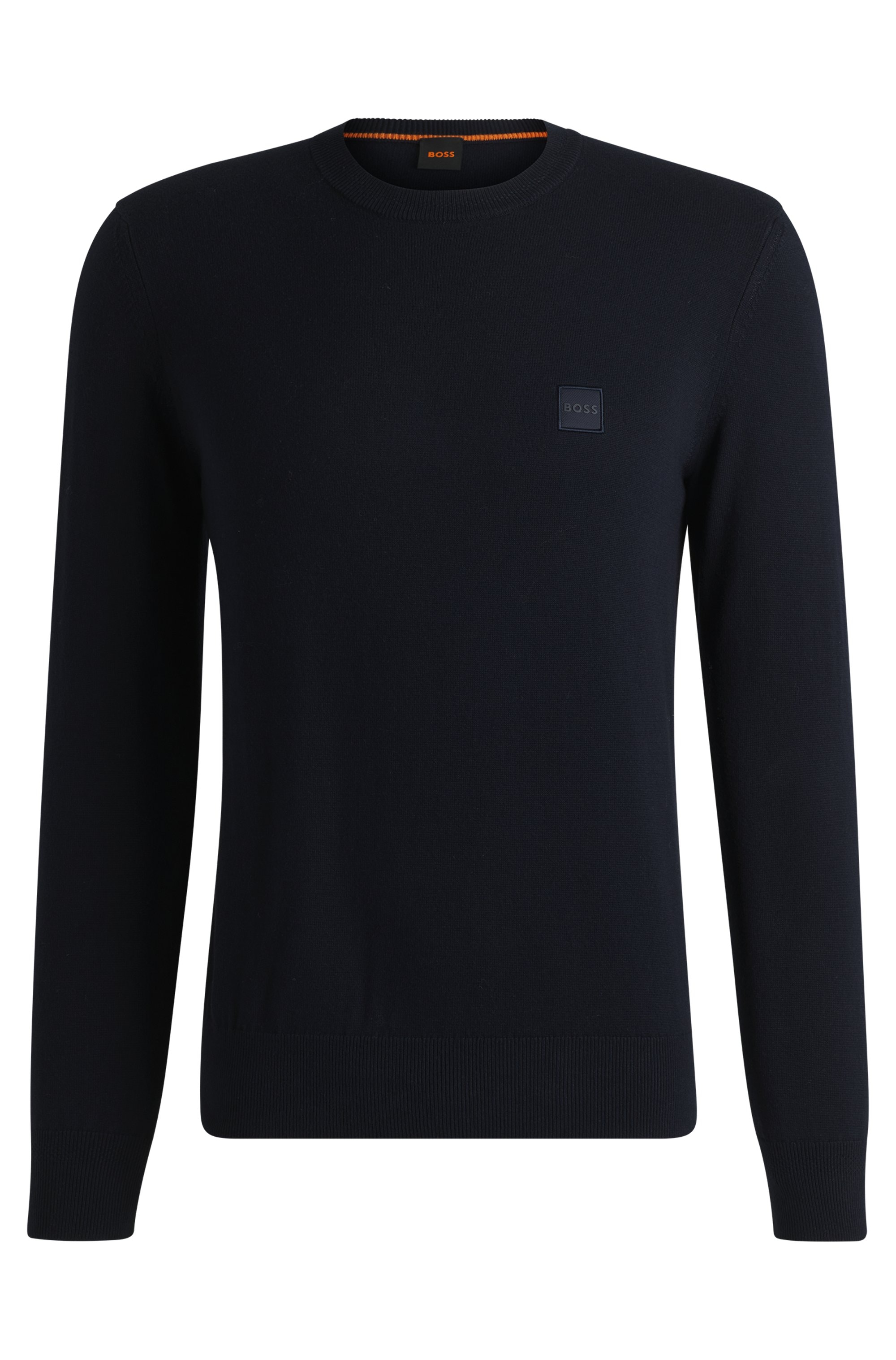 BOSS ORANGE Strickpullover »Kanovano_S 1026«, mit Rundhalsausschnitt