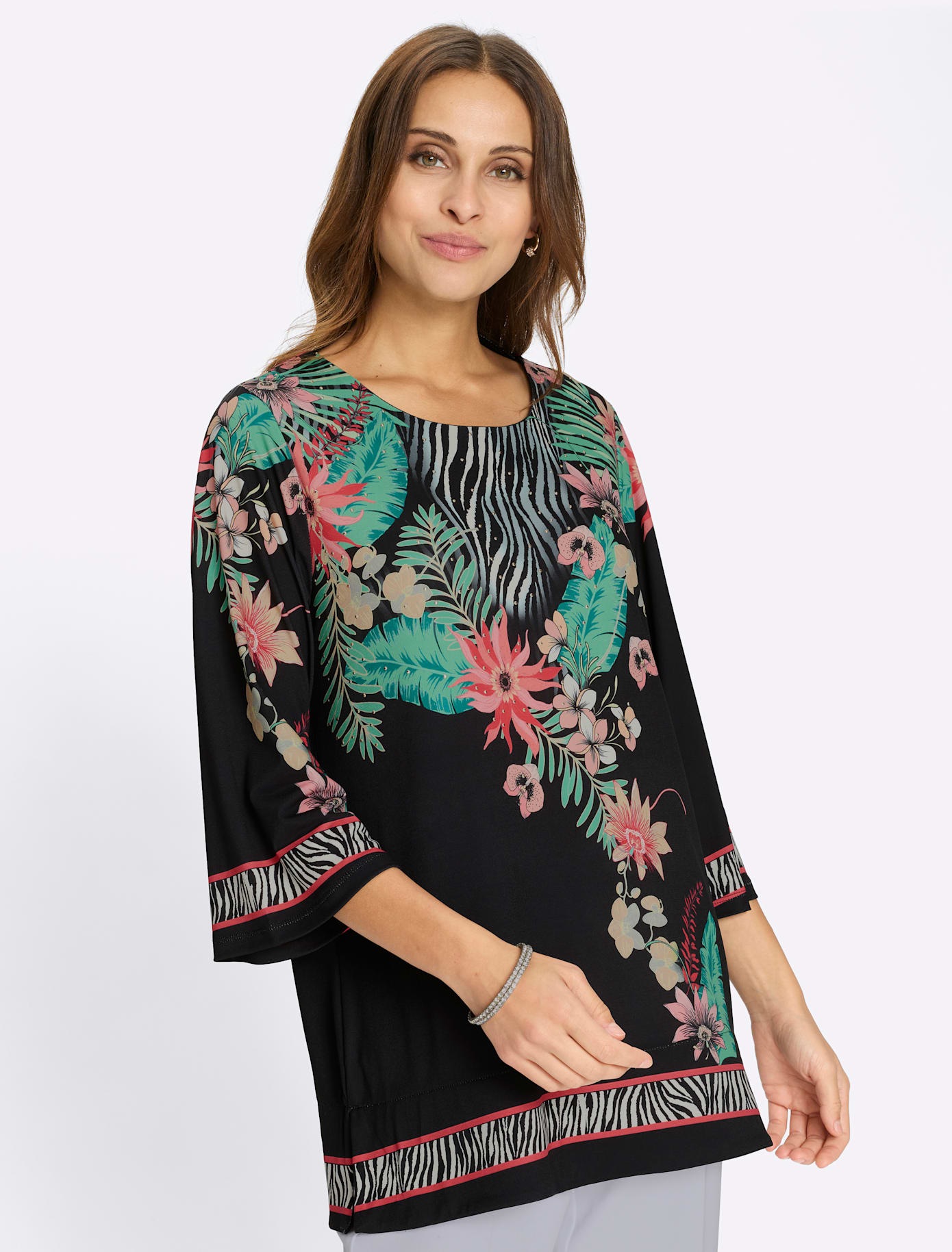 Lady Tunikashirt "Tunikashirt" 1 tlg. günstig online kaufen