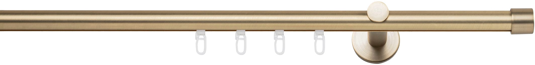 mydeco Gardinenstange »Kappe function Ø 20mm«, 1 läufig-läufig, Fixmaß