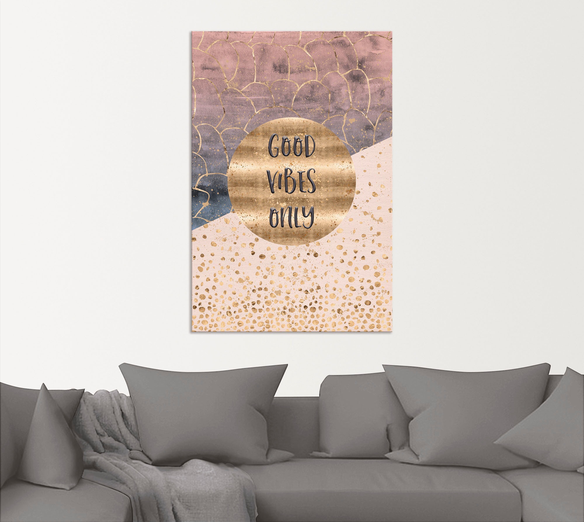 Artland "Nur gute Schwingungen" Sprüche & Texte 1 Stk. tlg. für Innen- und günstig online kaufen