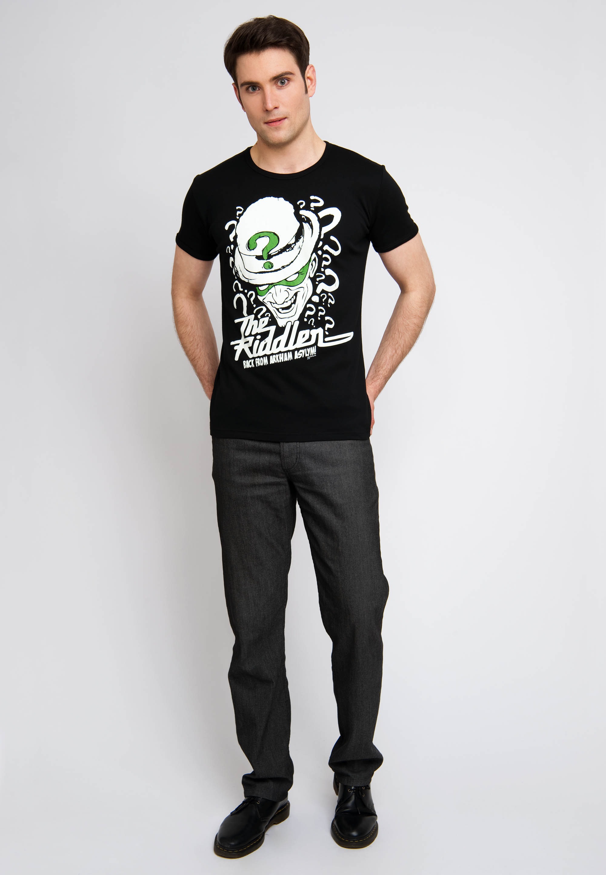 LOGOSHIRT T-Shirt »The Riddler«, mit coolem Frontprint